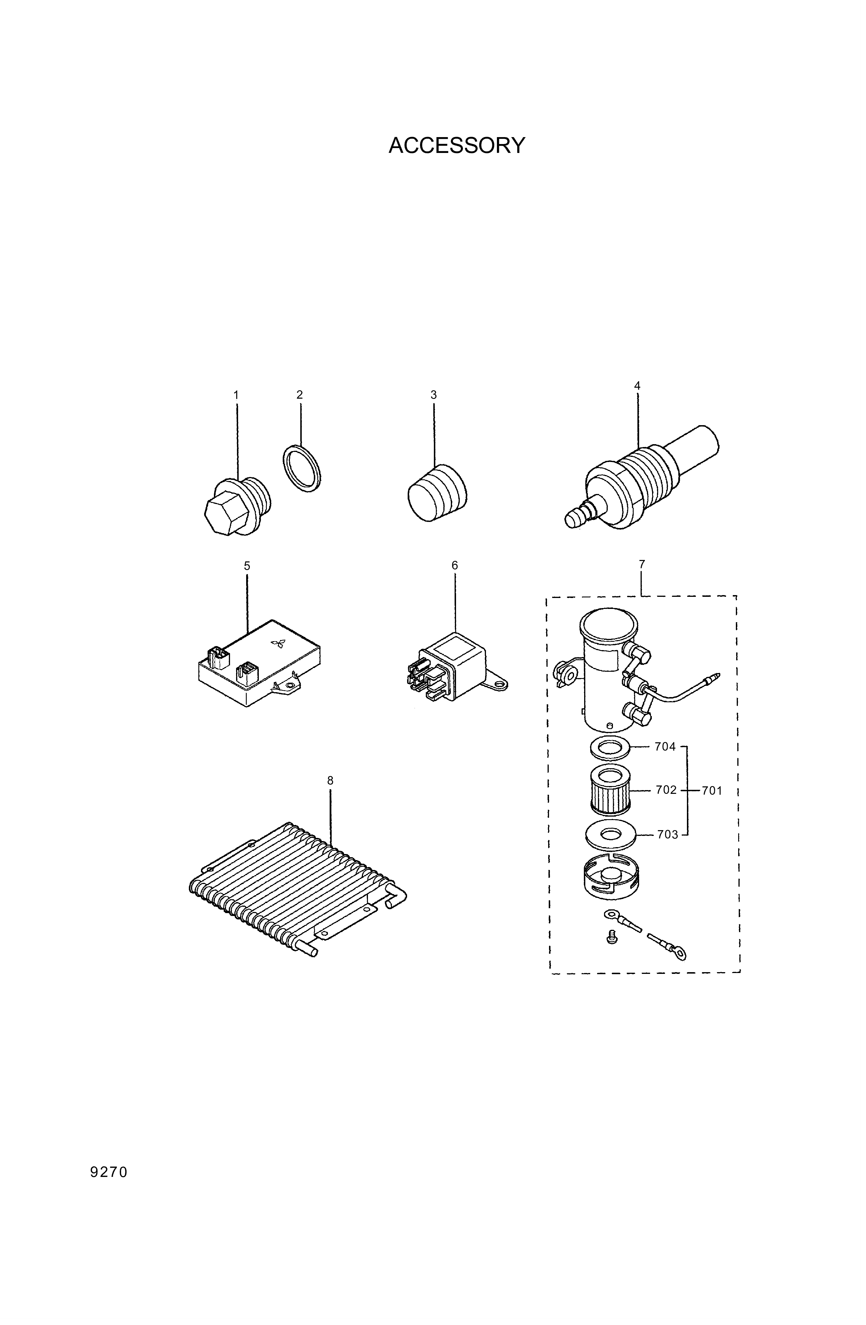 drawing for Hyundai Construction Equipment 31A62-02100 - PUMP ASSY-FUEL (figure 1)