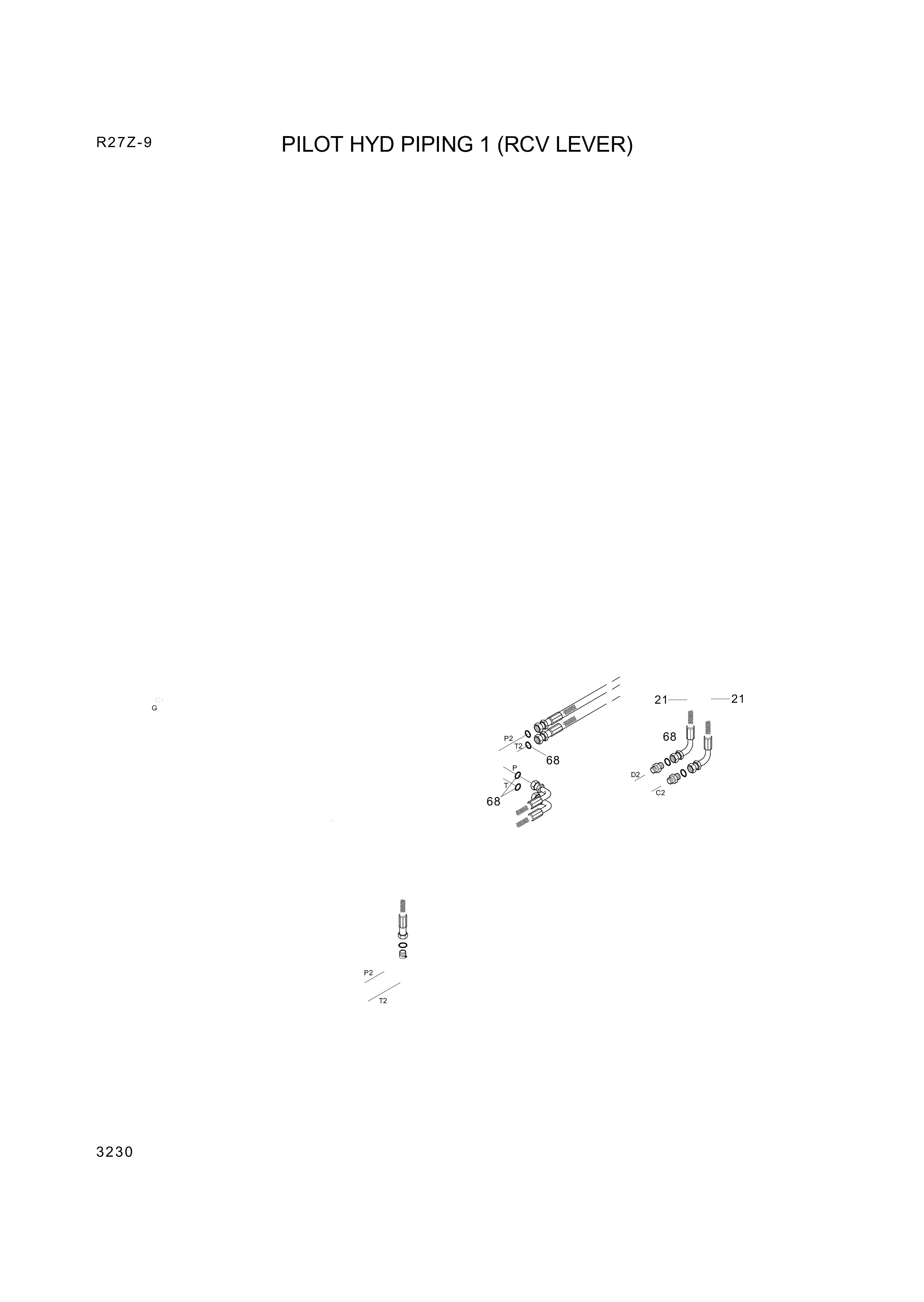 drawing for Hyundai Construction Equipment X420-042009 - HOSE ASSY-SYNF&ORFS (figure 1)