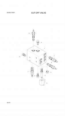drawing for Hyundai Construction Equipment XKAL-00095 - PLUG (figure 1)