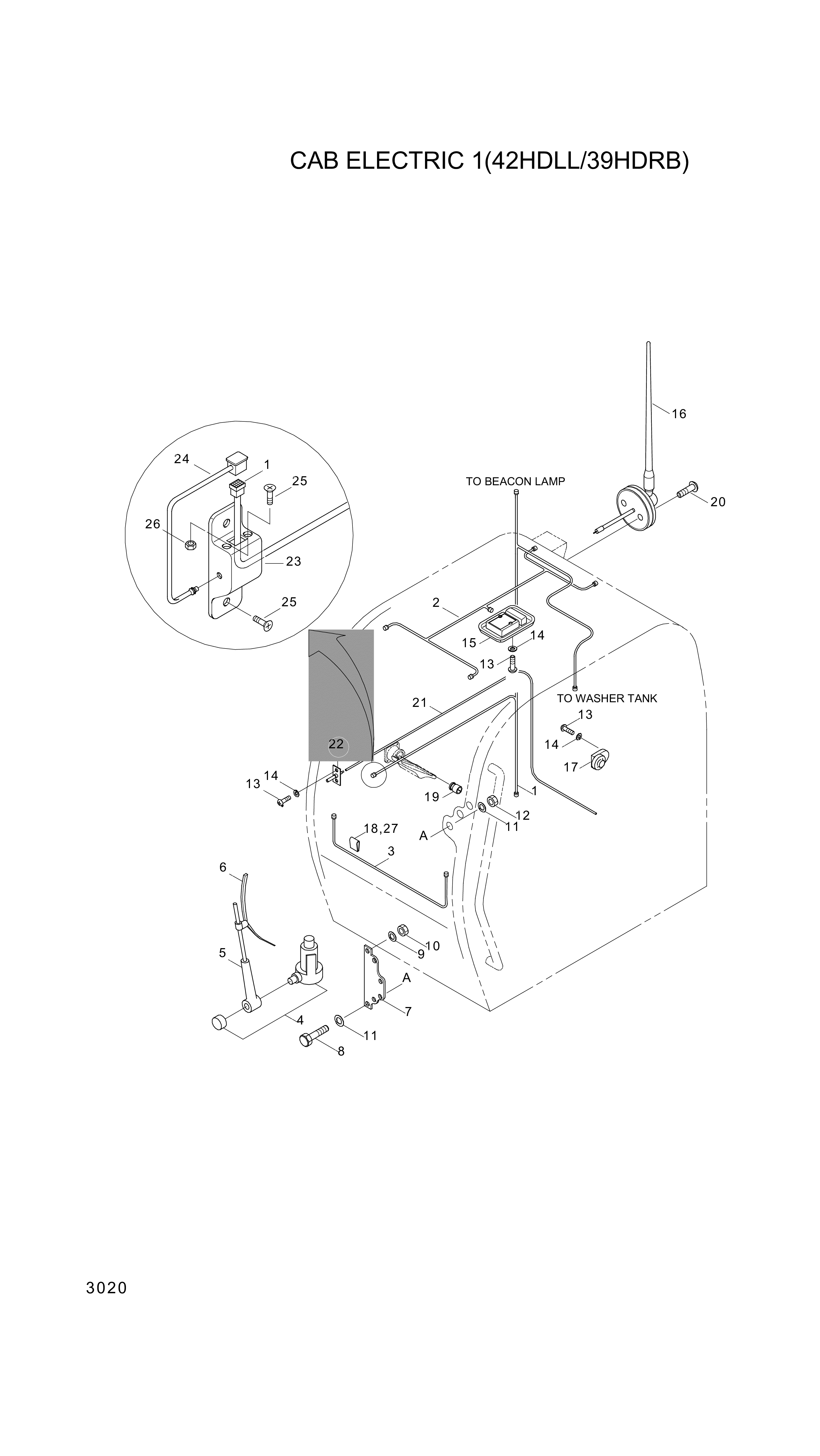 drawing for Hyundai Construction Equipment S161-050152 - BOLT-ROUND (figure 4)