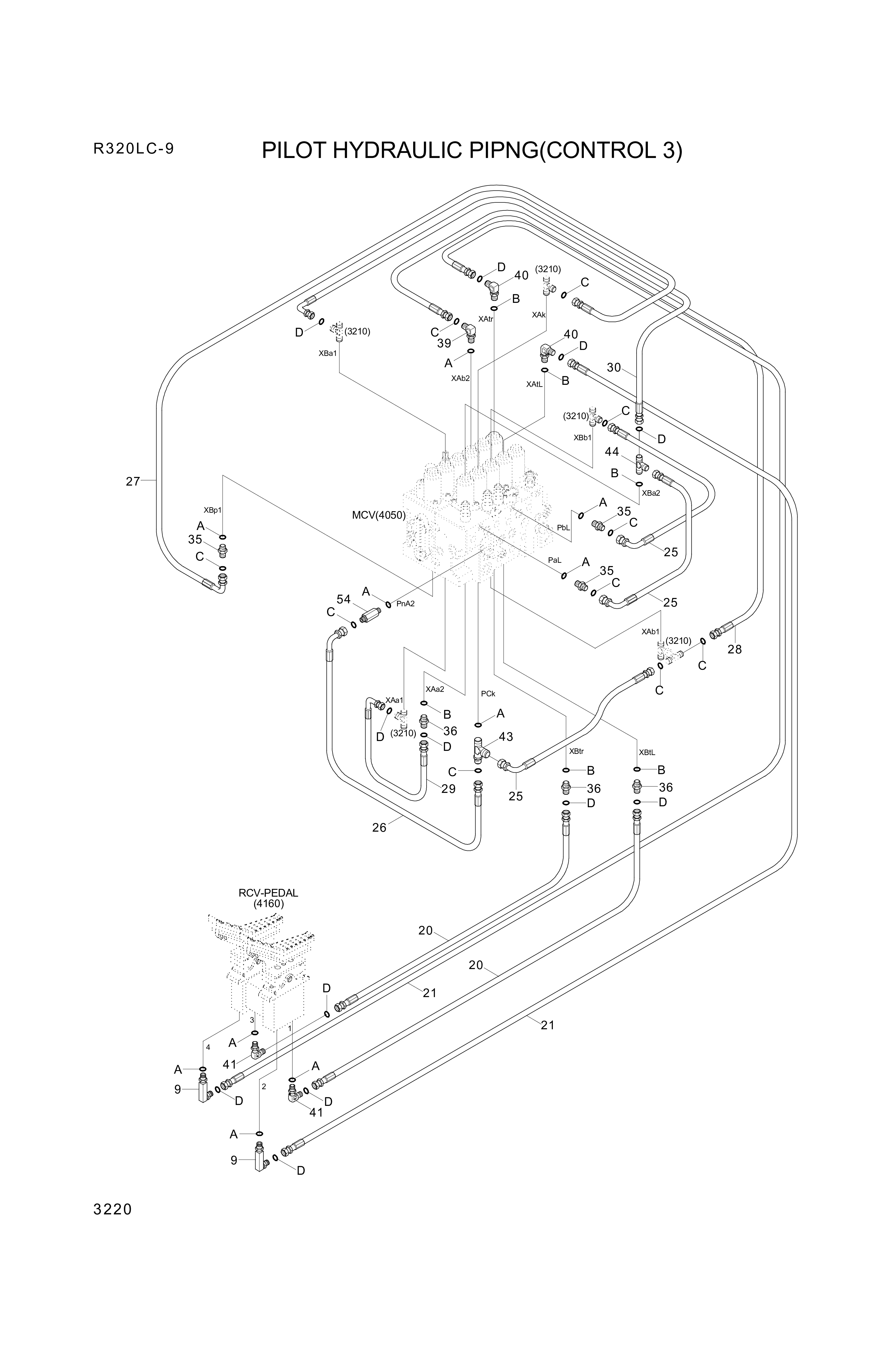 drawing for Hyundai Construction Equipment X420-042016 - HOSE ASSY-SYNF&ORFS (figure 2)