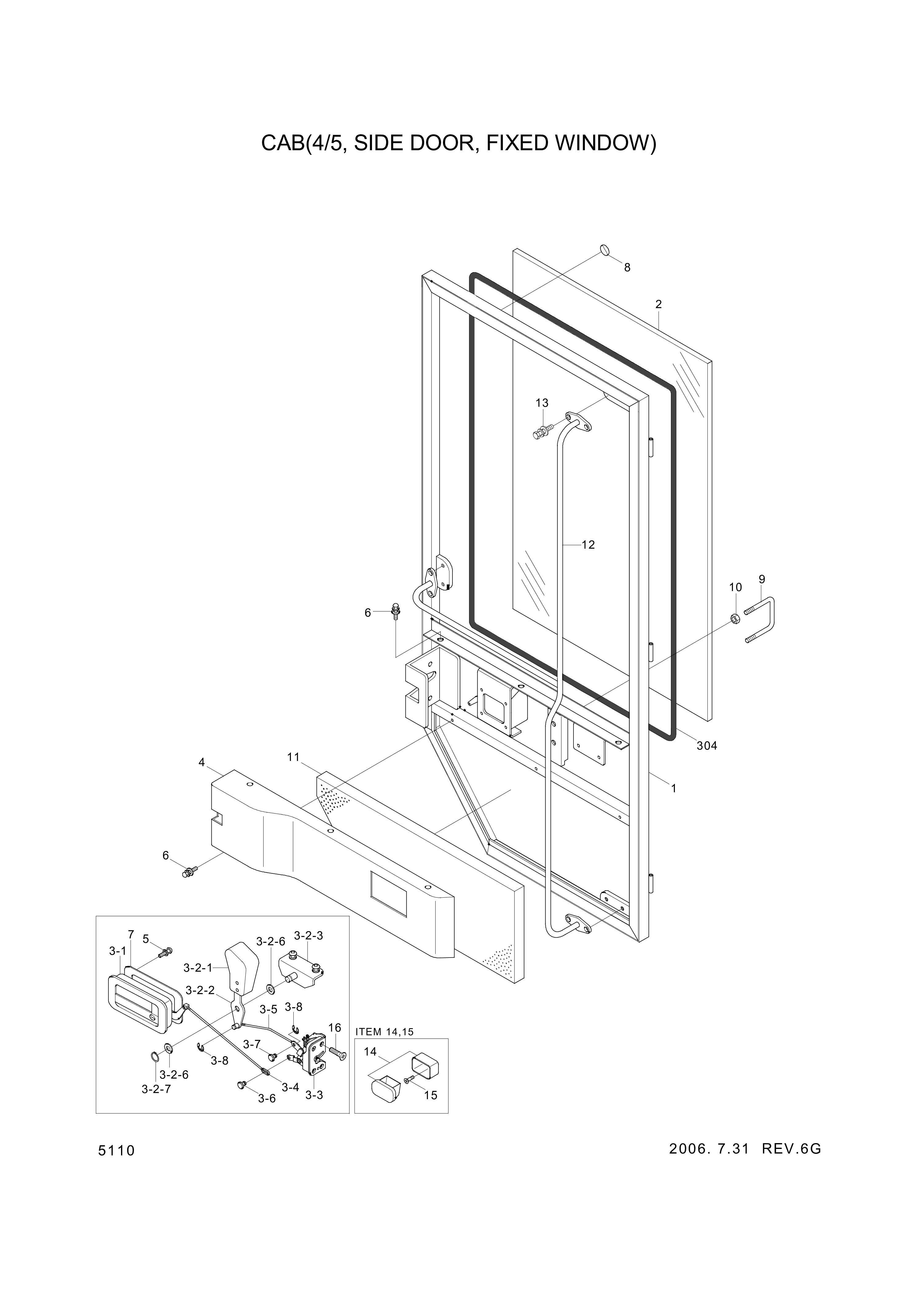 drawing for Hyundai Construction Equipment S141-060152 - SCREW (figure 1)