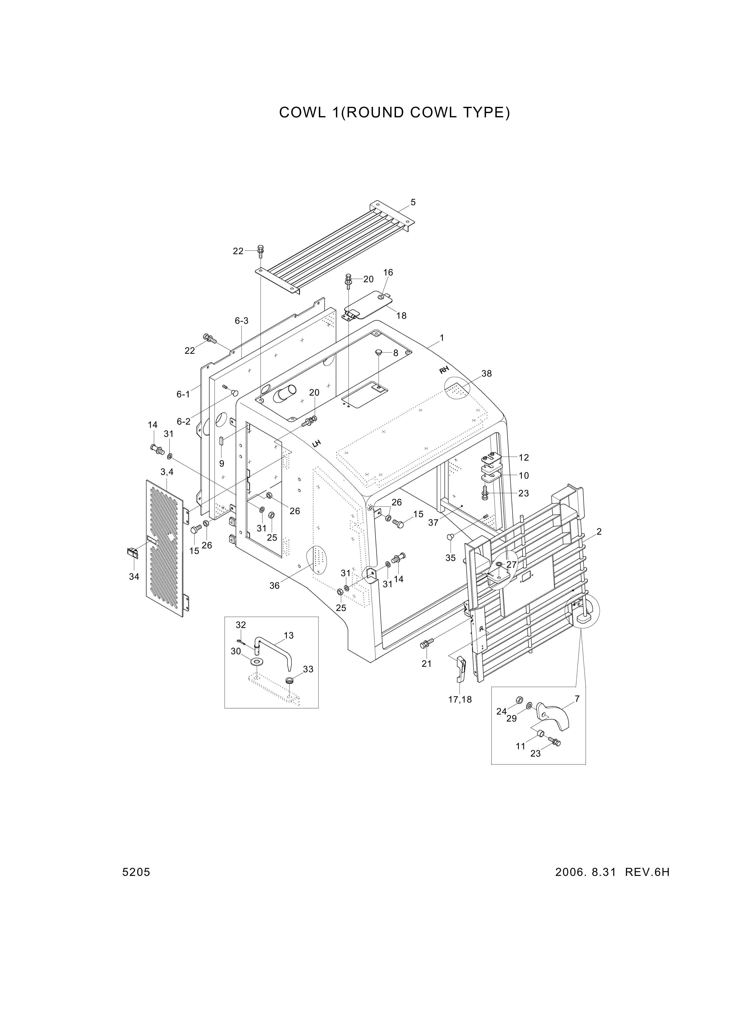 drawing for Hyundai Construction Equipment S392-020030 - SHIM-ROUND 2.0 (figure 1)