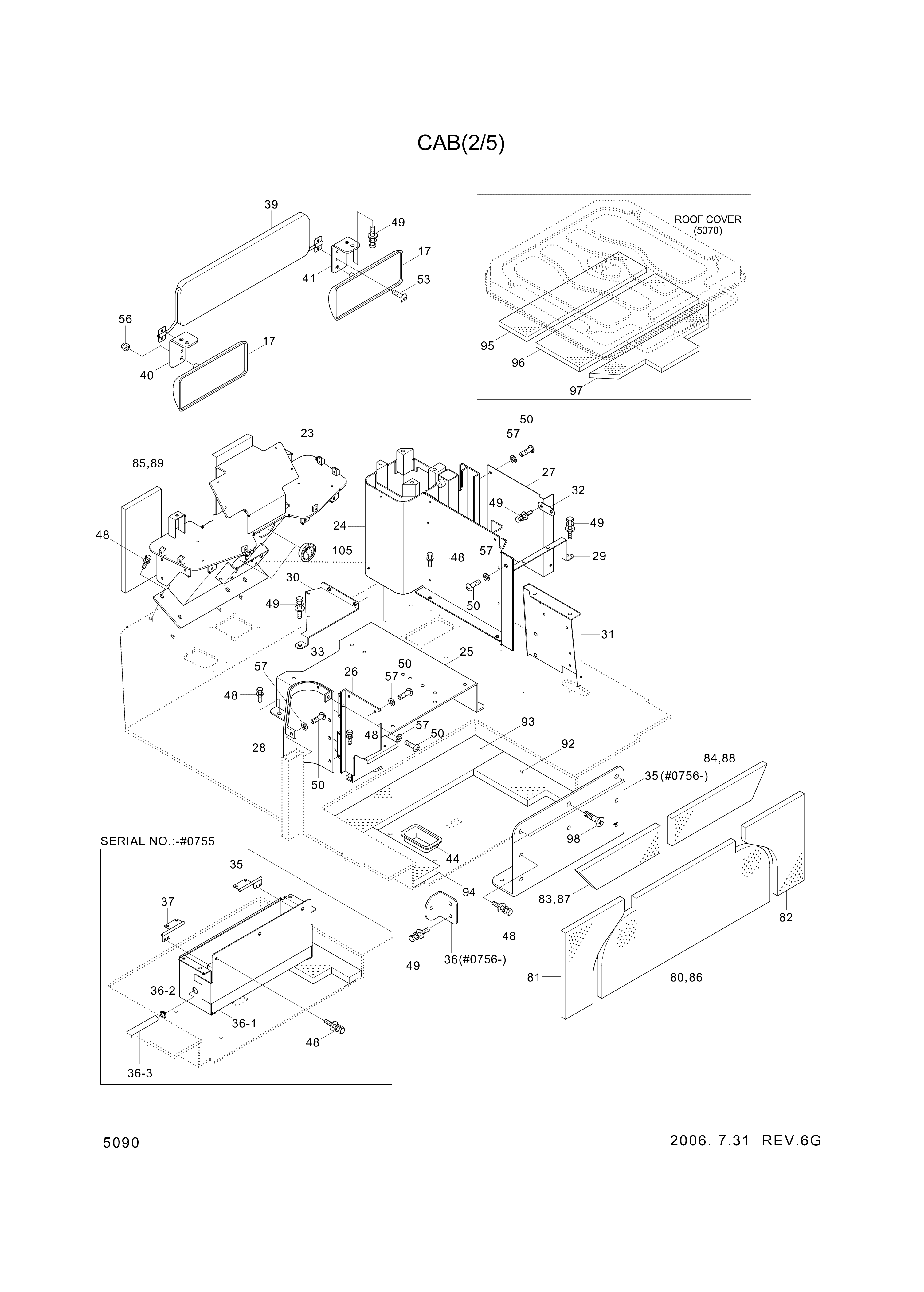 drawing for Hyundai Construction Equipment S141-120166 - BOLT-FLAT (figure 1)
