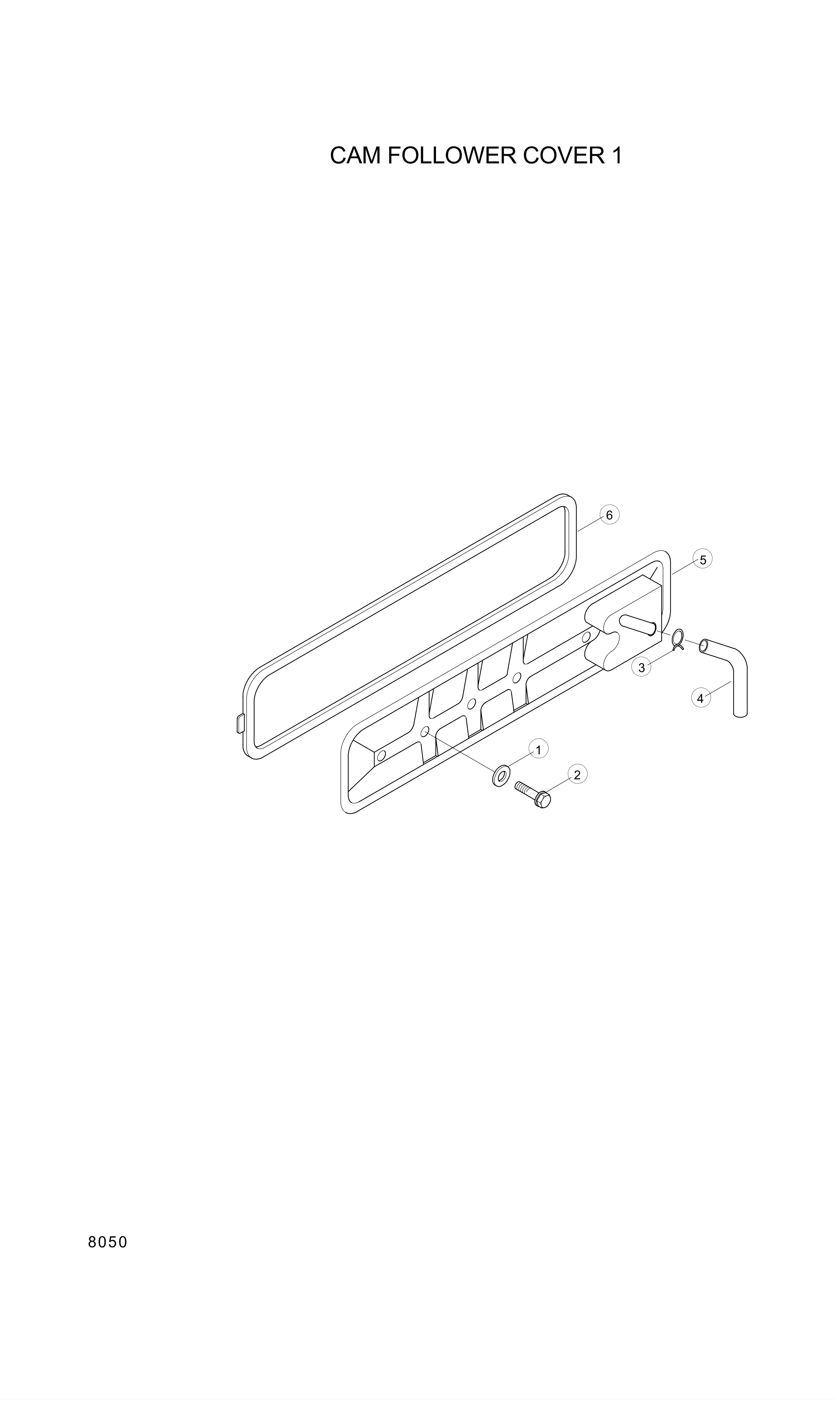 drawing for Hyundai Construction Equipment YUBP-05109 - GASKET (figure 1)