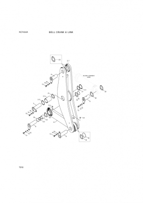 drawing for Hyundai Construction Equipment 61LM-15030 - PIN-JOINT (figure 1)