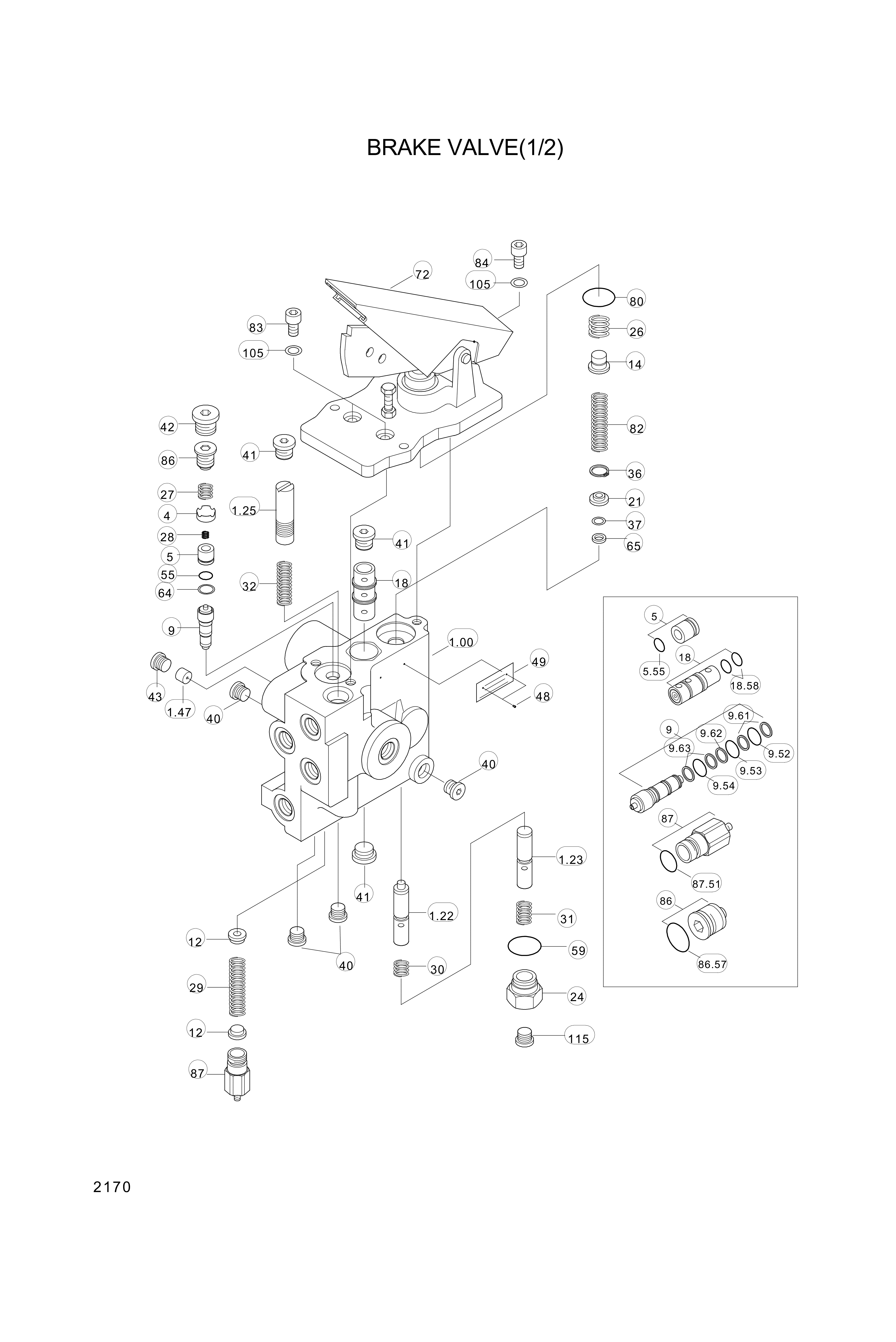 drawing for Hyundai Construction Equipment R900885074 - REDUCER (figure 1)