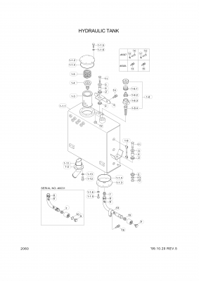 drawing for Hyundai Construction Equipment 34L3-00341 - ELEMENT-RETURN (figure 1)