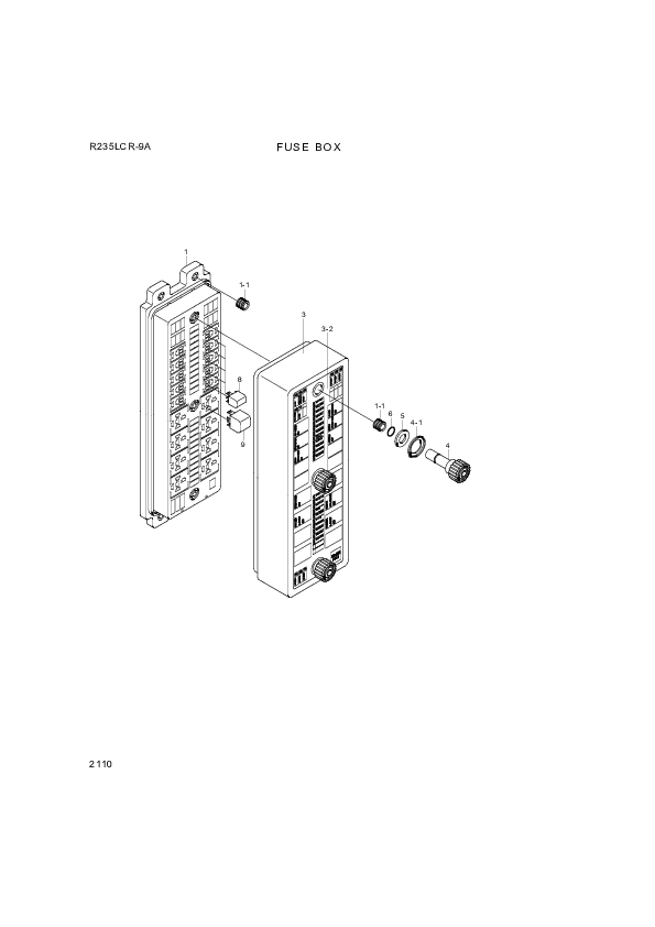drawing for Hyundai Construction Equipment 24L1-05100 - RELAY-5P (figure 2)