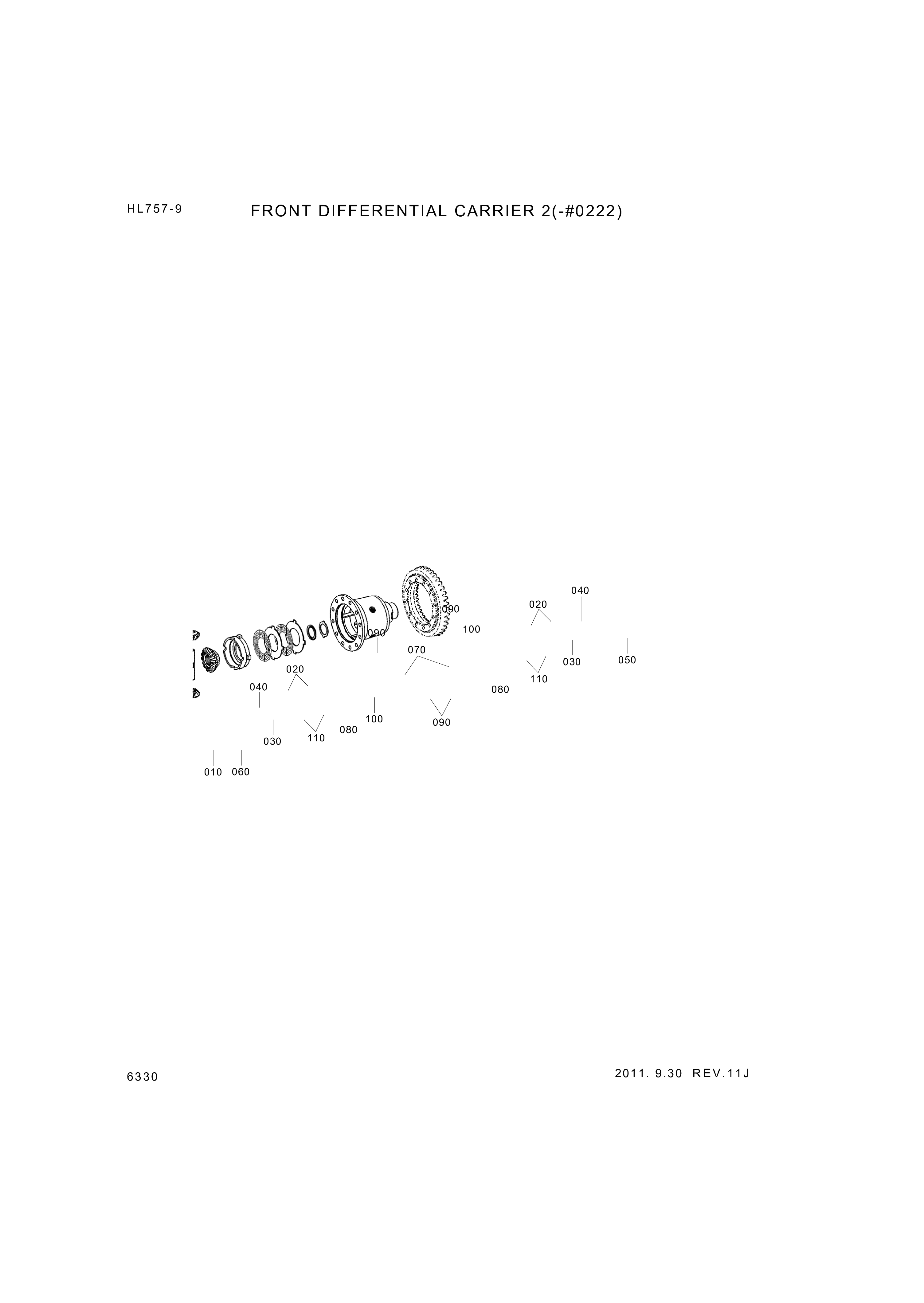 drawing for Hyundai Construction Equipment ZGAQ-02452 - DISC-STEEL 2.9 (figure 1)