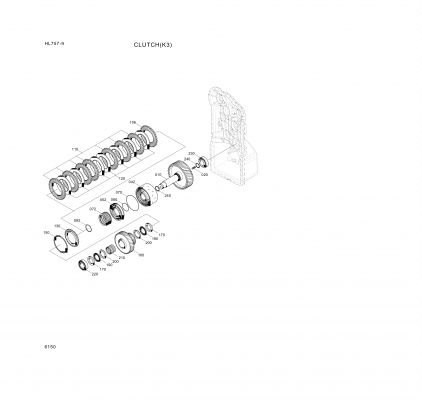 drawing for Hyundai Construction Equipment 0735-371-733 - ROLLER BEARING (figure 4)