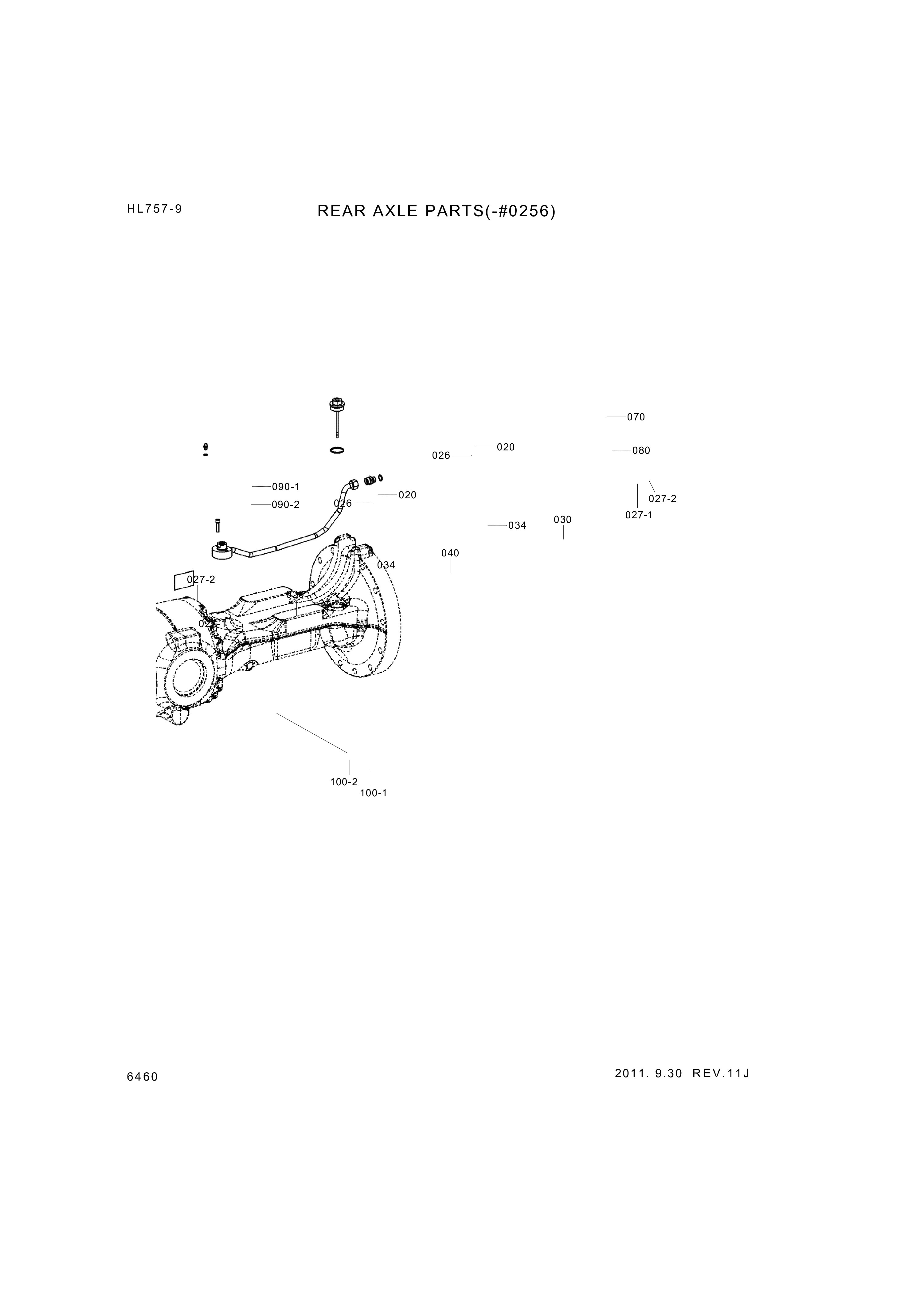 drawing for Hyundai Construction Equipment 0732612001 - VALVE-VENT (figure 3)