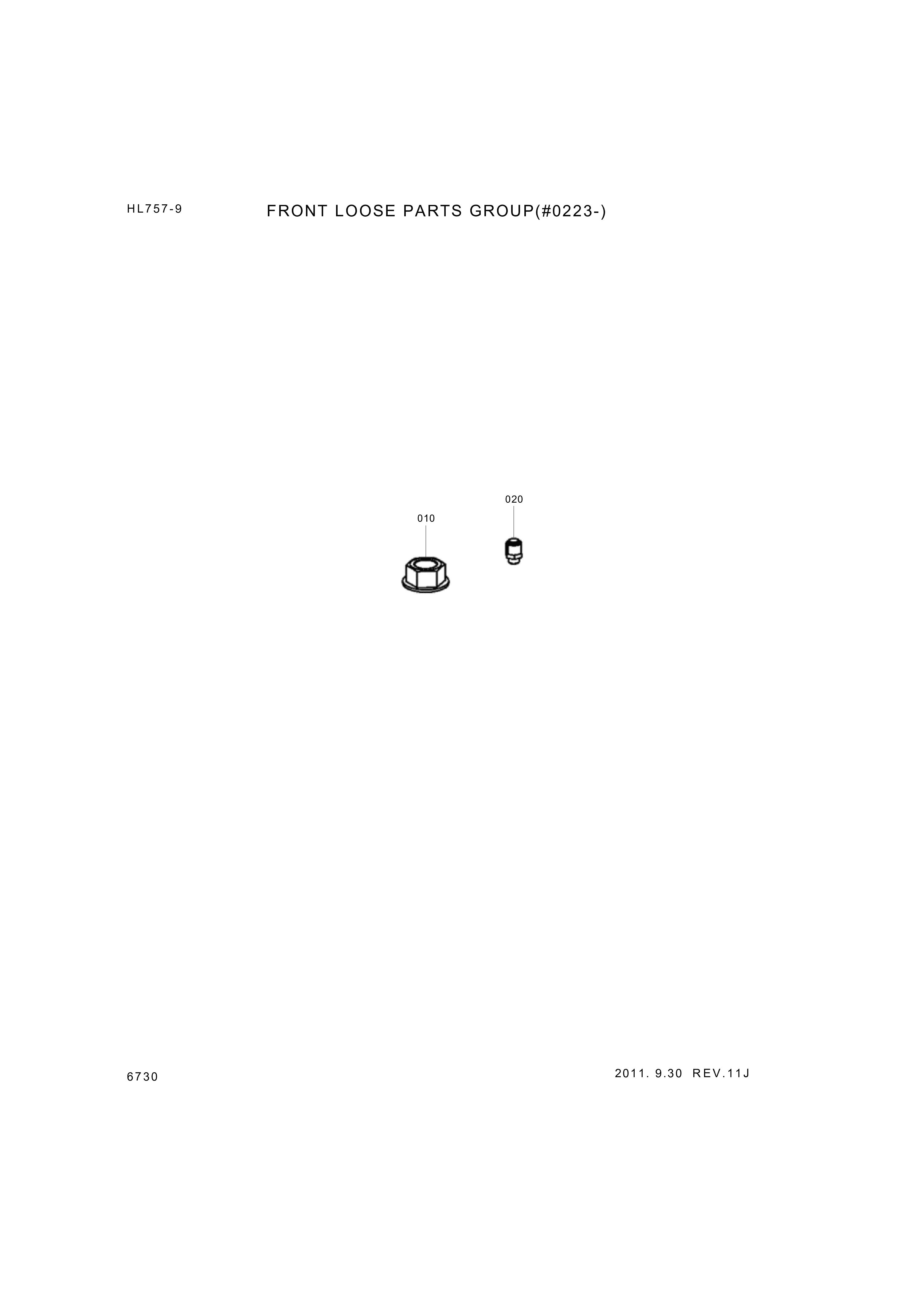 drawing for Hyundai Construction Equipment 0732612001 - VALVE-VENT (figure 4)