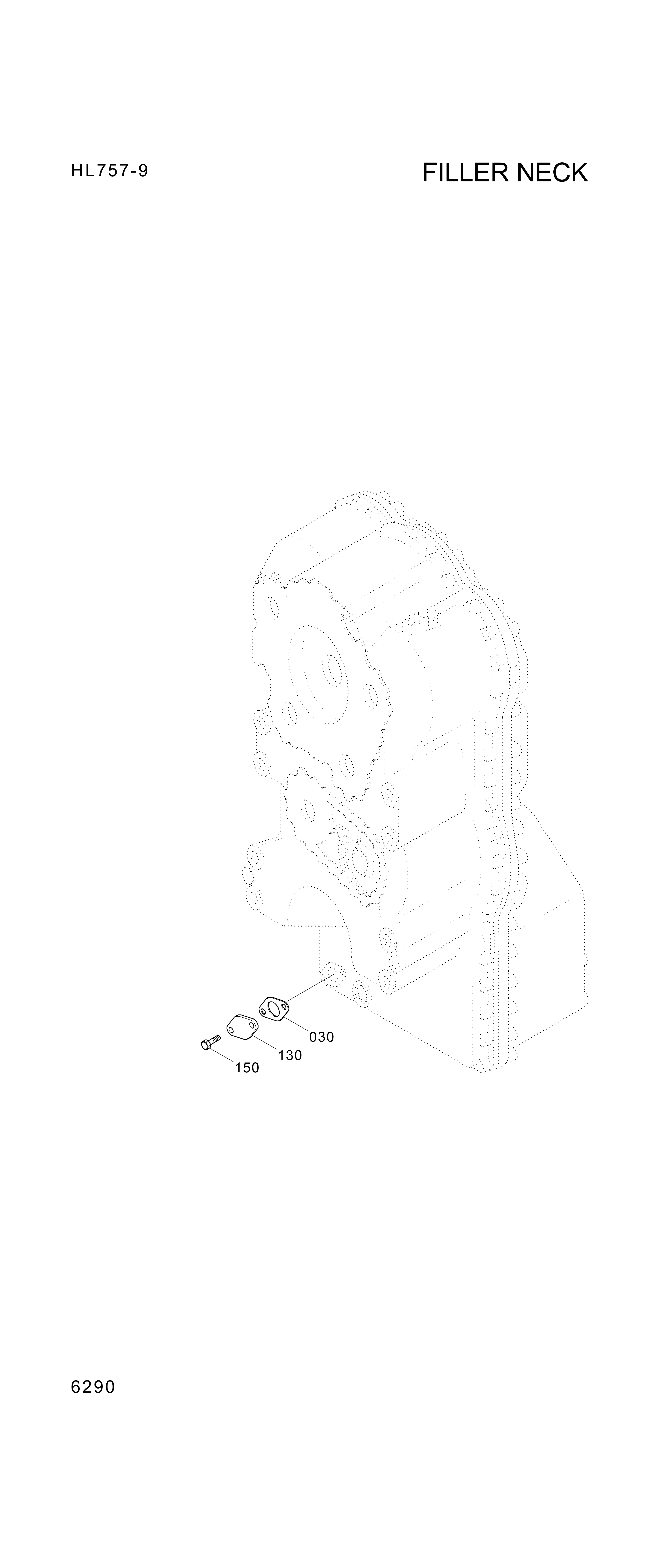 drawing for Hyundai Construction Equipment ZGAQ-01904 - GASKET (figure 3)