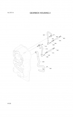 Technical drawing of Hyundai Construction Equipment ZGAQ-01504 SCREW-CAP with dimensions and layout (figure 3)