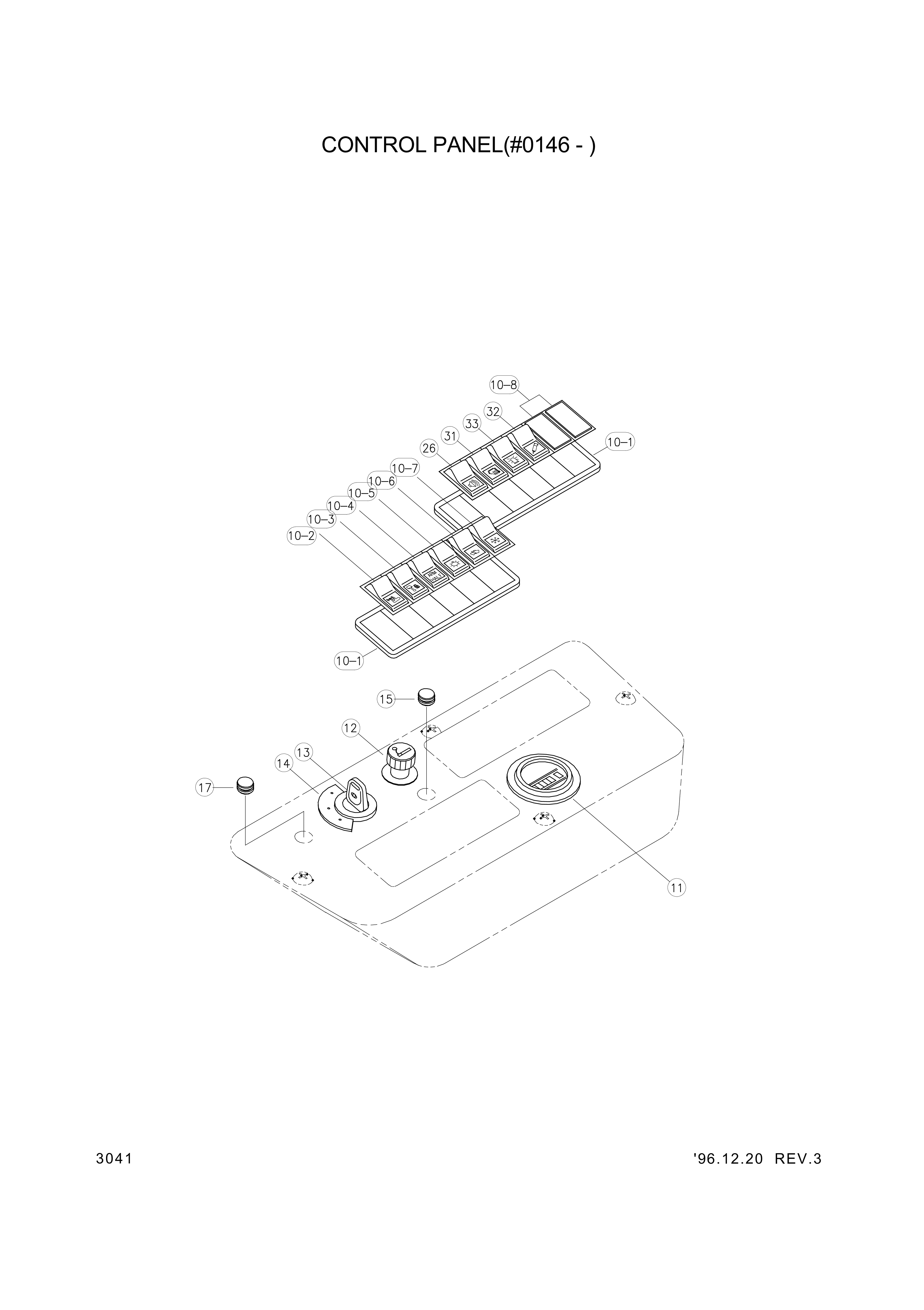 drawing for Hyundai Construction Equipment 21S2-0021 - HOUR METER (figure 3)