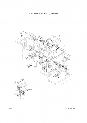 Technical drawing of Hyundai Construction Equipment 94670-72110 UNIT-OVER HEAT WARING with dimensions and layout (figure 5)