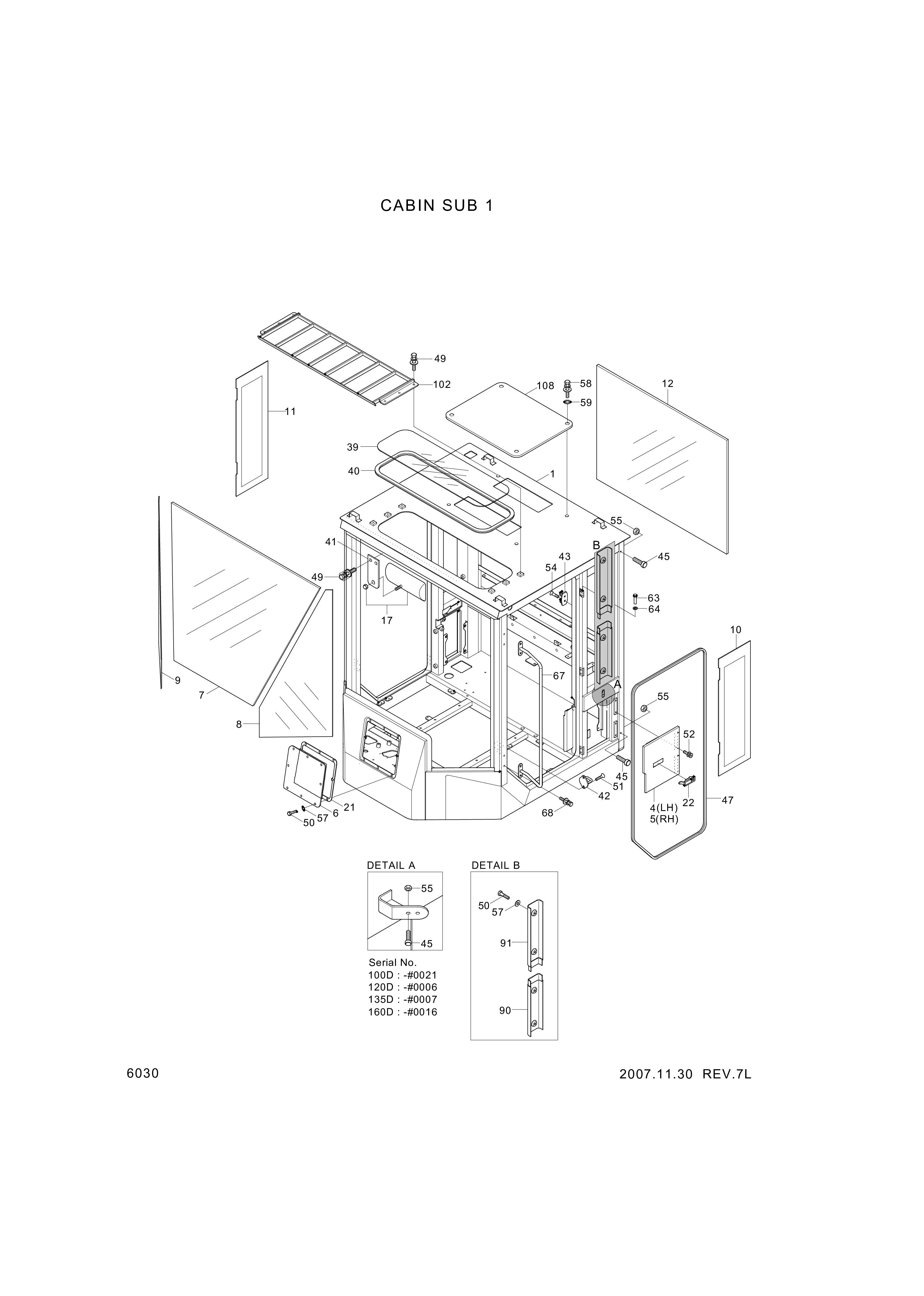 drawing for Hyundai Construction Equipment S145-080166 - BOLT-FLAT (figure 3)