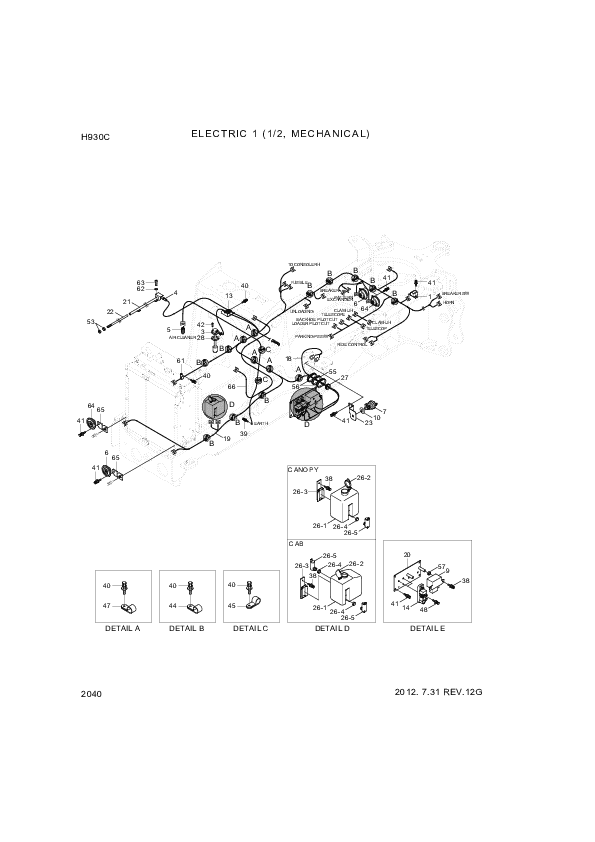 drawing for Hyundai Construction Equipment S205-201002 - NUT-HEX (figure 3)