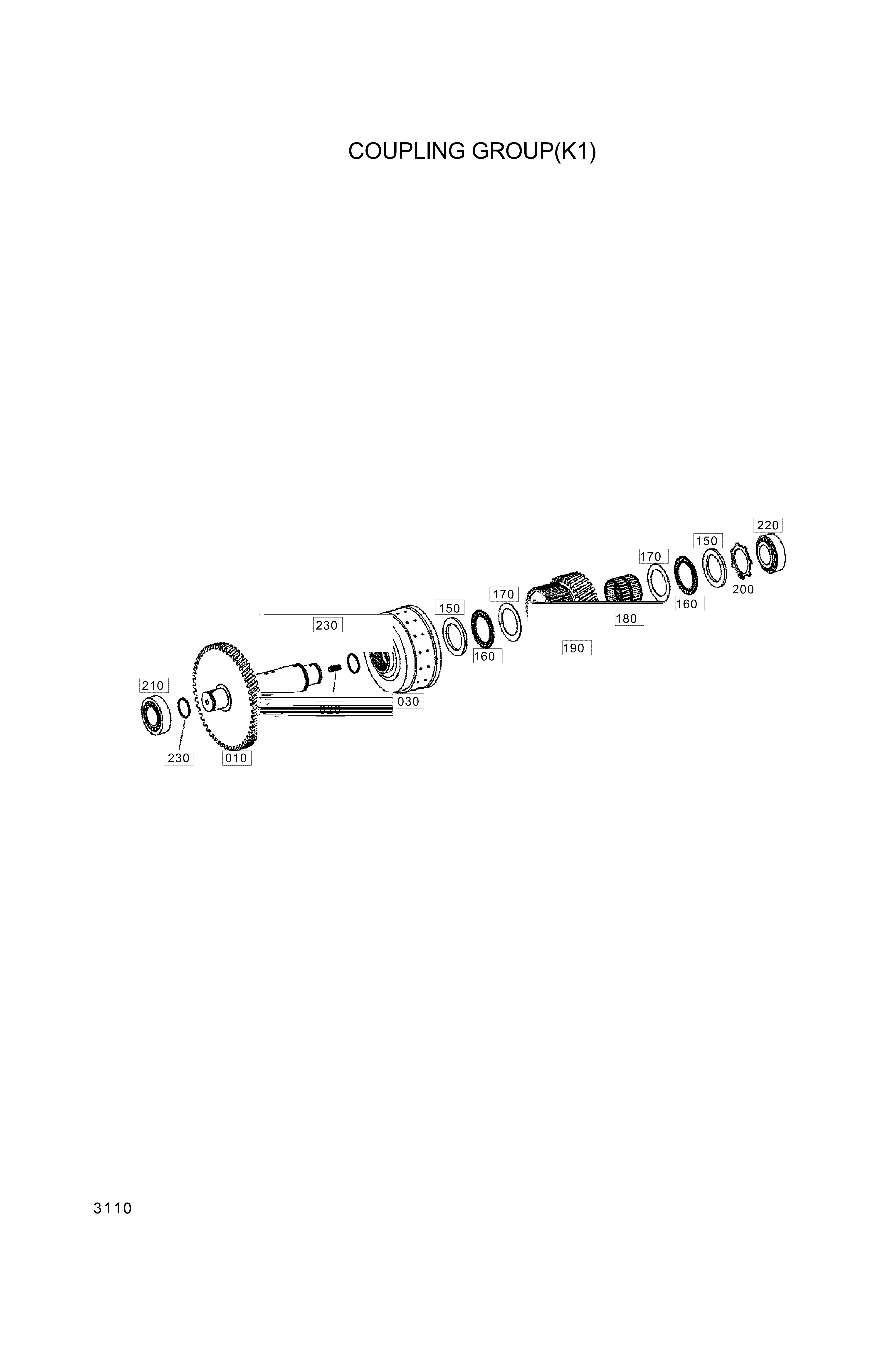 drawing for Hyundai Construction Equipment ZGAQ-01930 - COUPLING (figure 1)