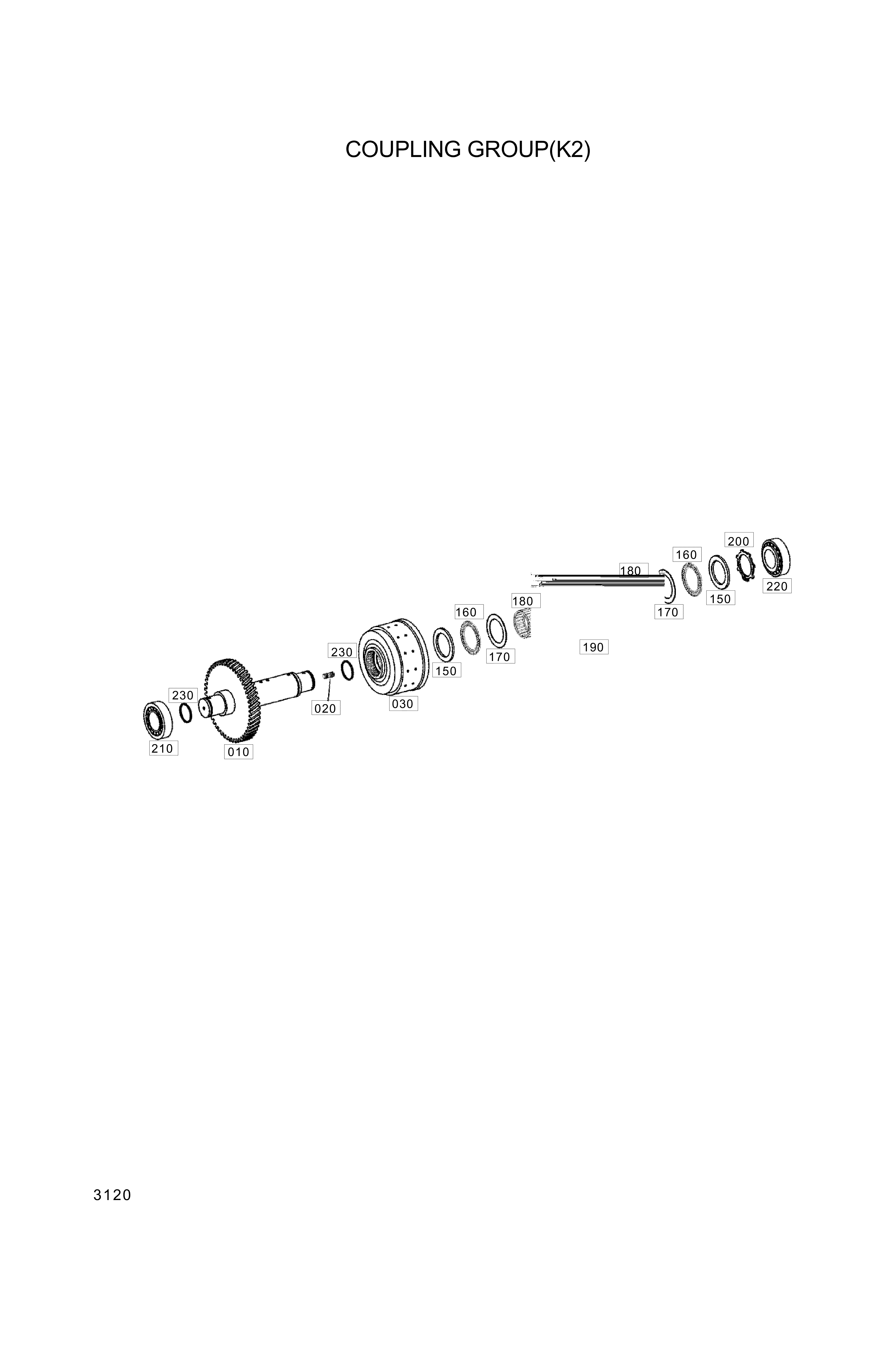 drawing for Hyundai Construction Equipment 0635-290-020 - WASHER-AXIAL (figure 3)