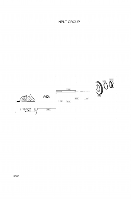 drawing for Hyundai Construction Equipment ZGAQ-01764 - SHAFT-INPUT (figure 1)