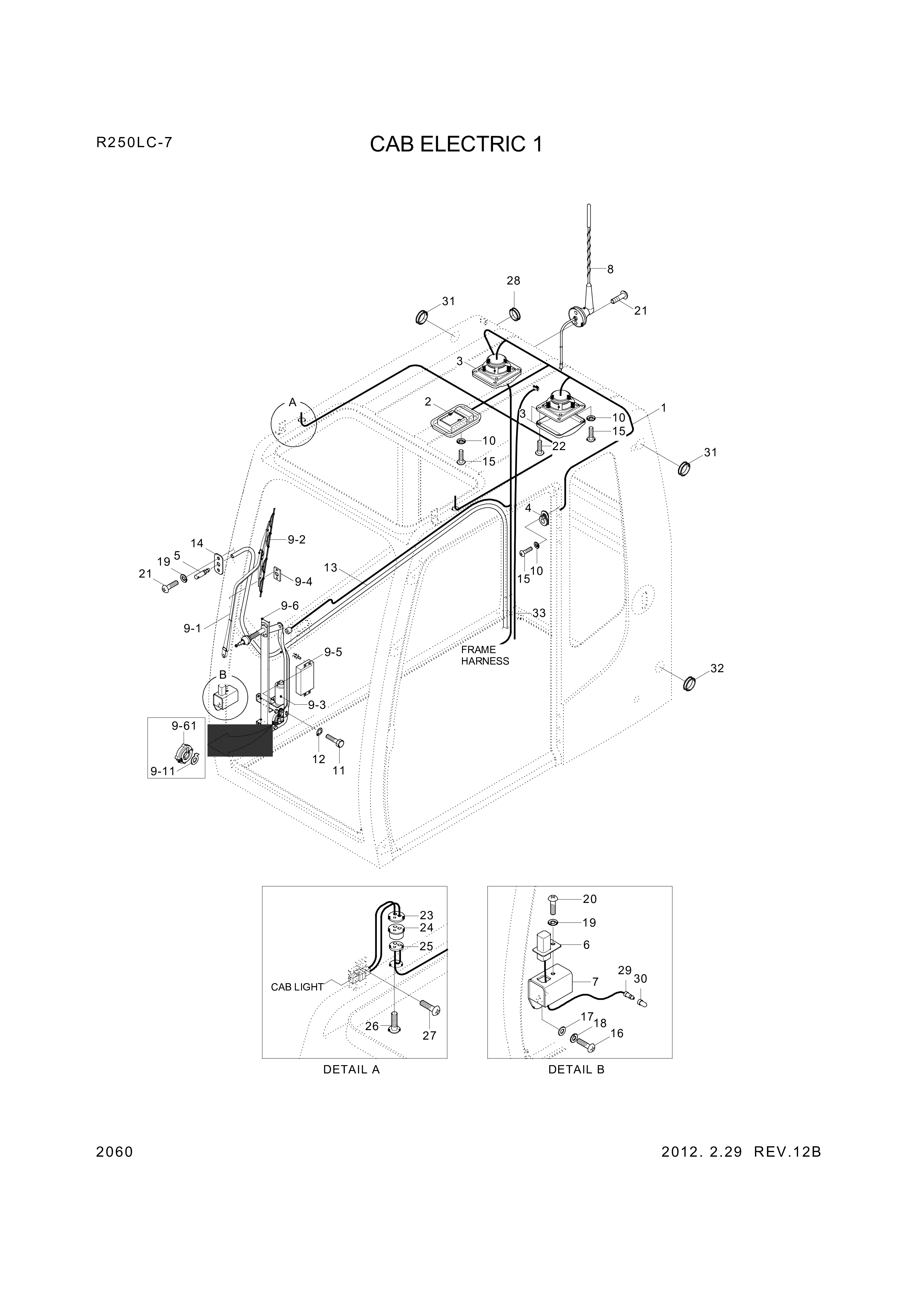 Technical drawing of Hyundai Construction Equipment S151-050126 BOLT-TAP with dimensions and layout