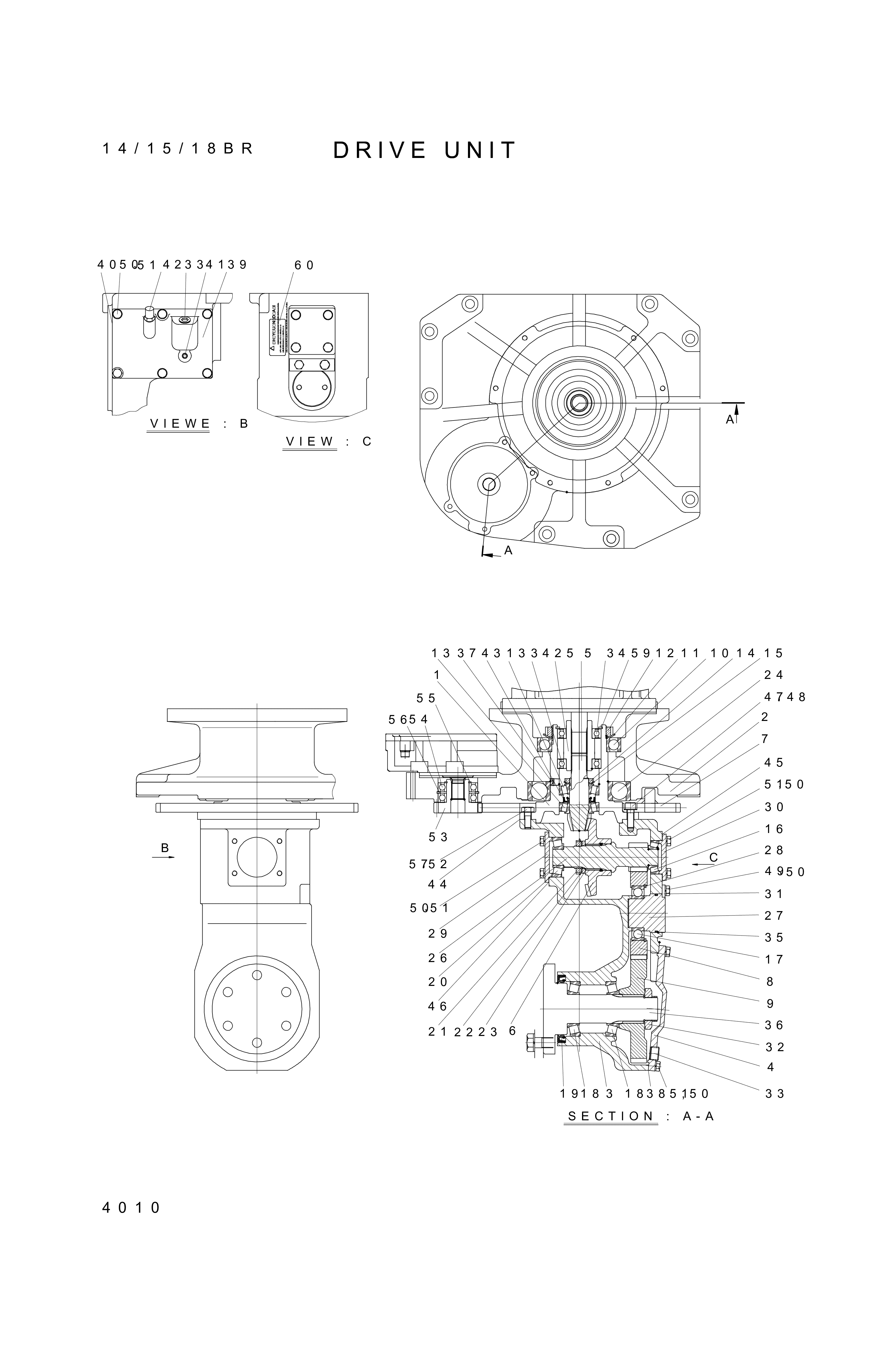 drawing for Hyundai Construction Equipment 1228006400 - Plate-Lock (figure 1)