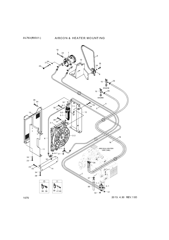 drawing for Hyundai Construction Equipment S285-08100B - NUT-FLANGE (figure 4)