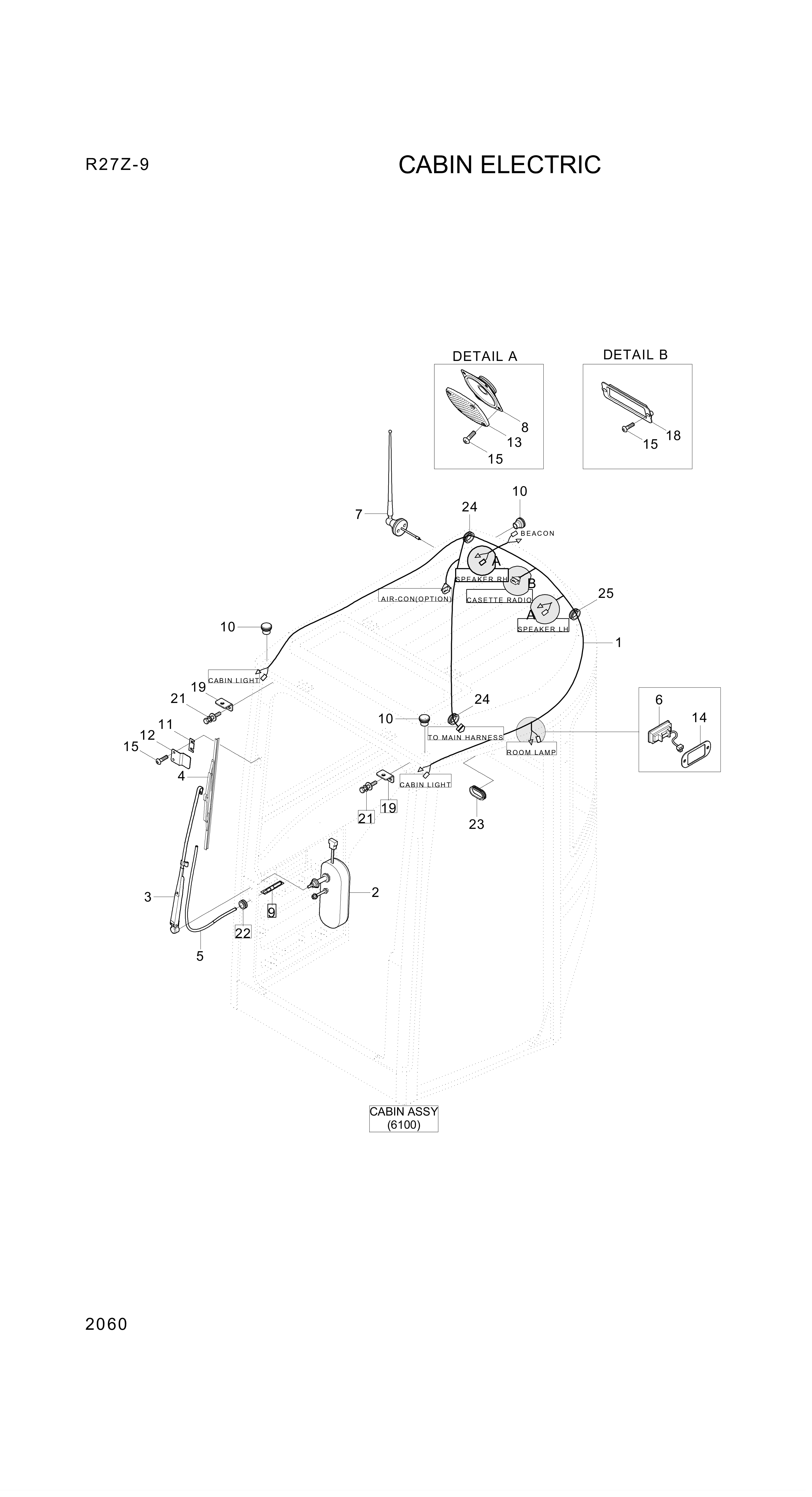 drawing for Hyundai Construction Equipment S151-050206 - BOLT-TAP (figure 1)