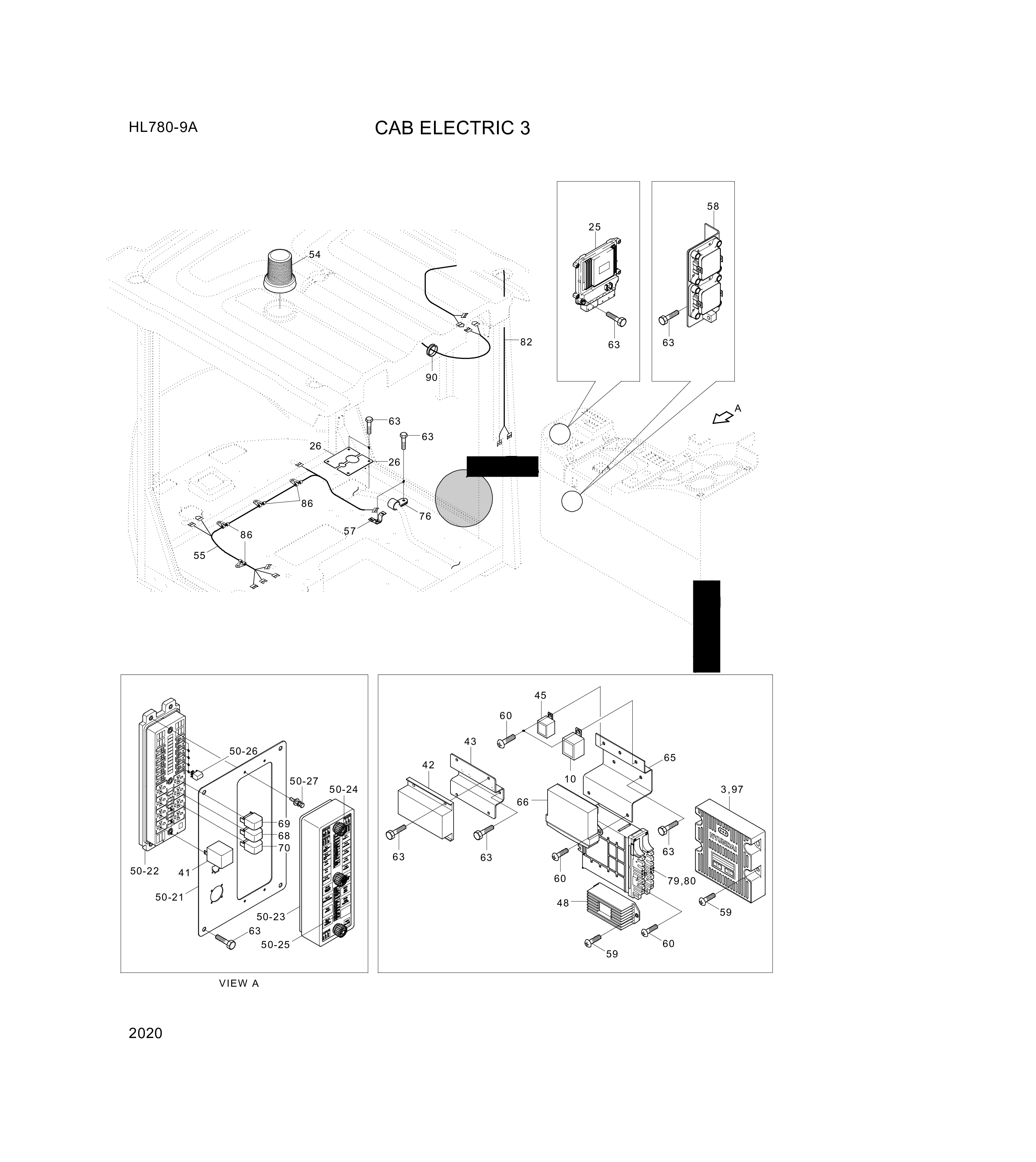 drawing for Hyundai Construction Equipment 24L1-05100 - RELAY-5P (figure 4)