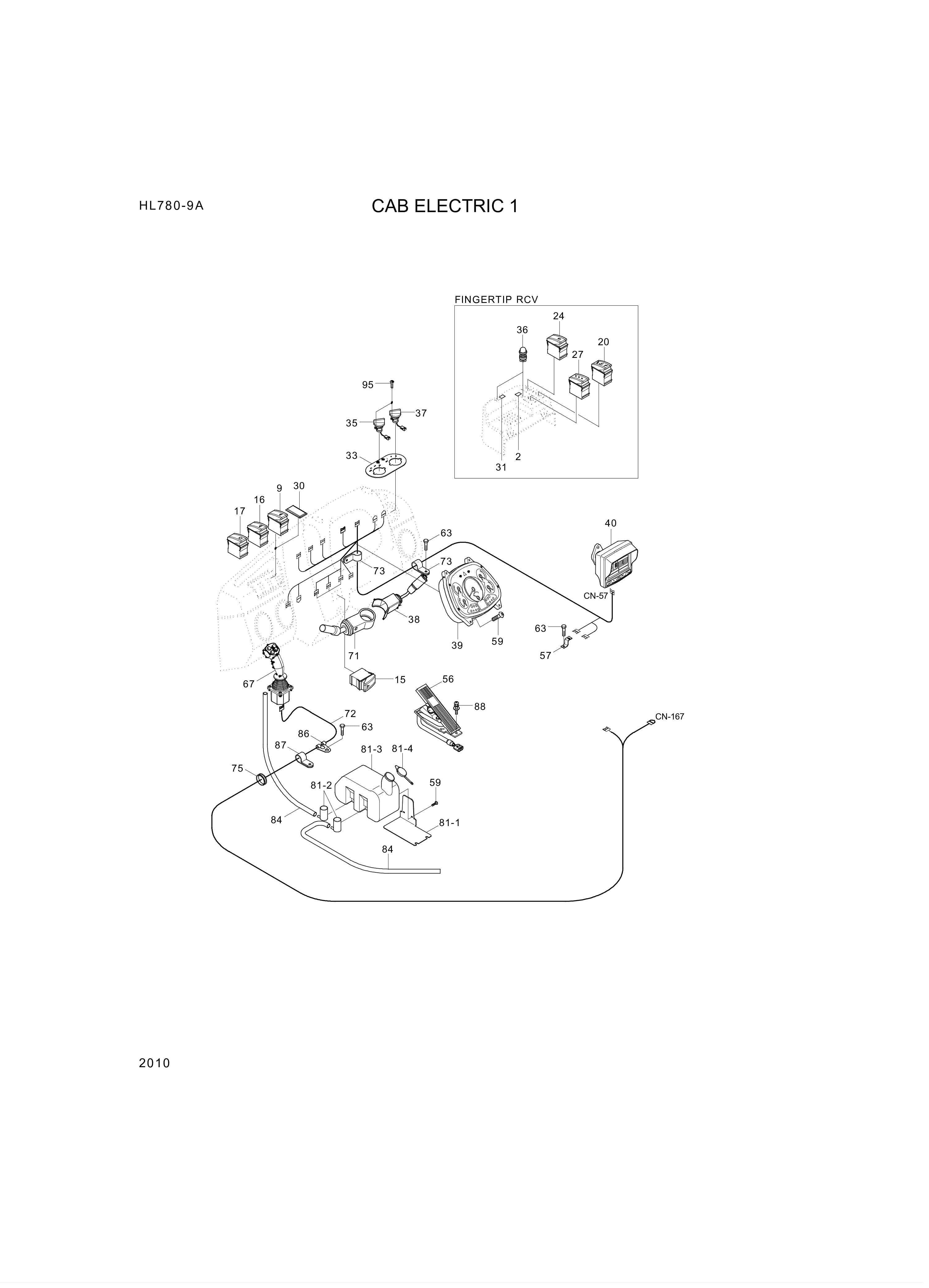 drawing for Hyundai Construction Equipment 21L8-50040 - GEAR-SELECTOR (figure 4)