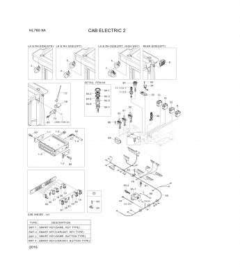 Technical drawing of Hyundai Construction Equipment S151-040202 BOLT-TAP with dimensions and layout