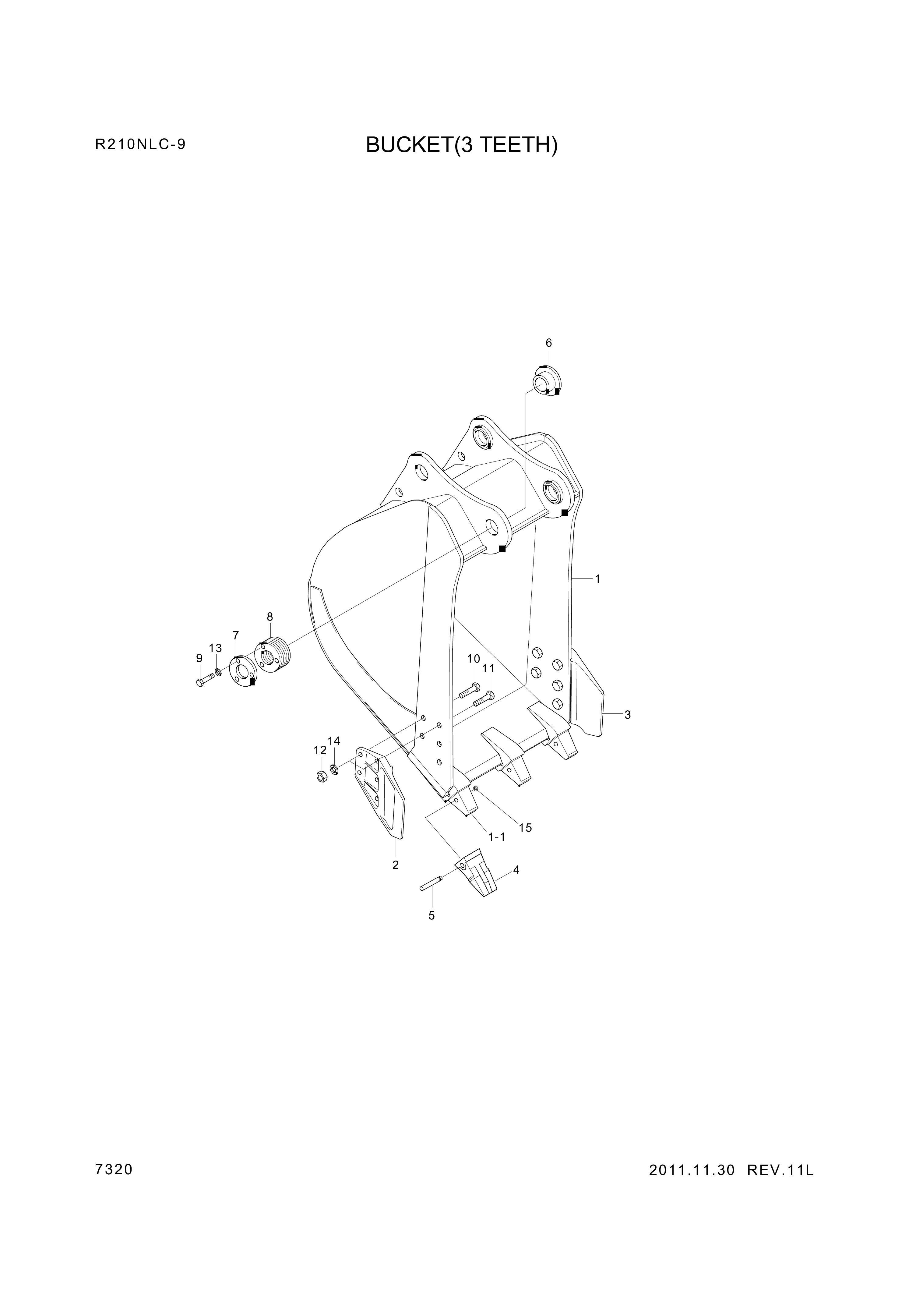 drawing for Hyundai Construction Equipment 61E9-3141 - SHIM (figure 4)