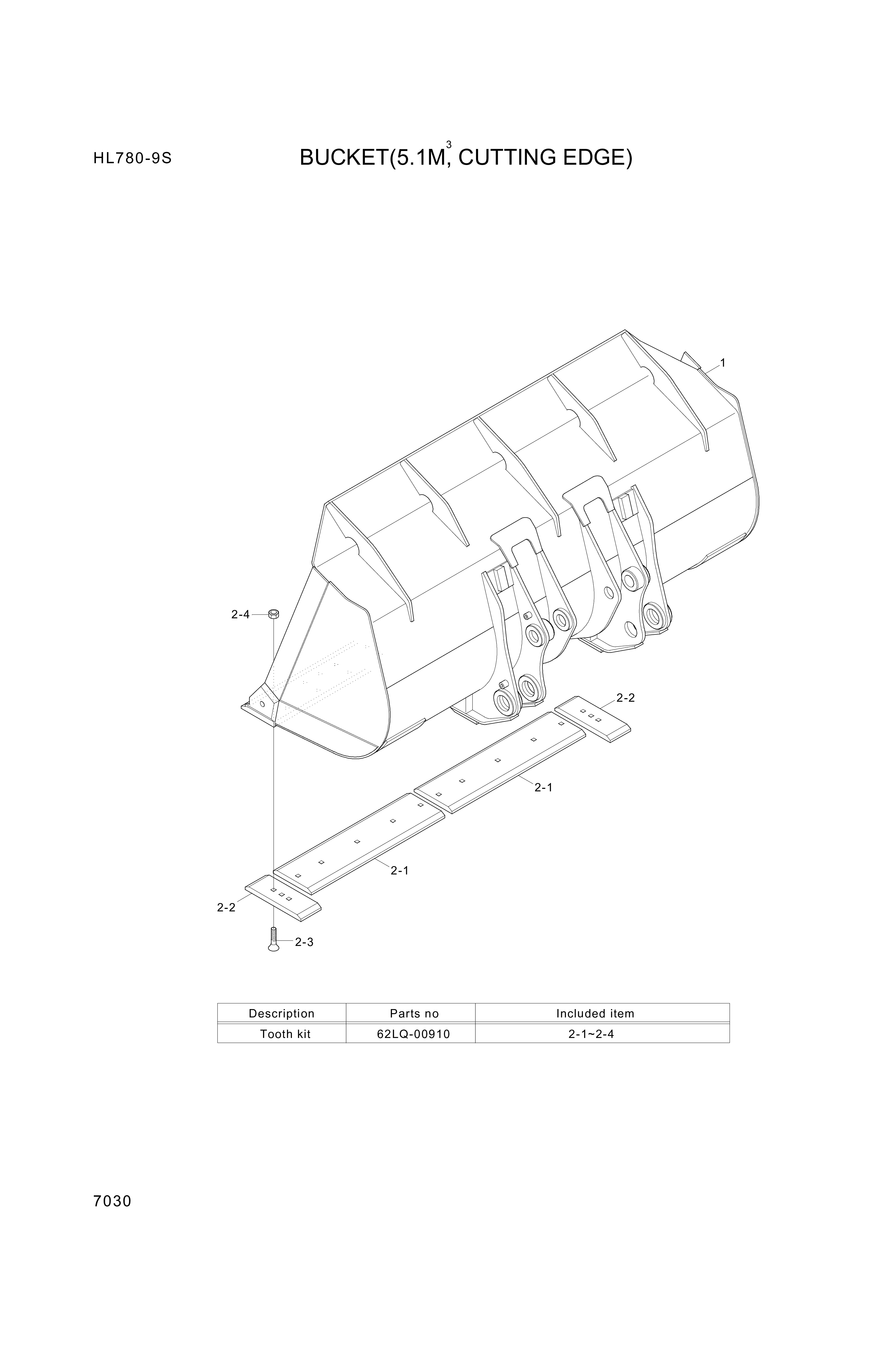 drawing for Hyundai Construction Equipment S206-36100B - NUT-HEX (figure 1)