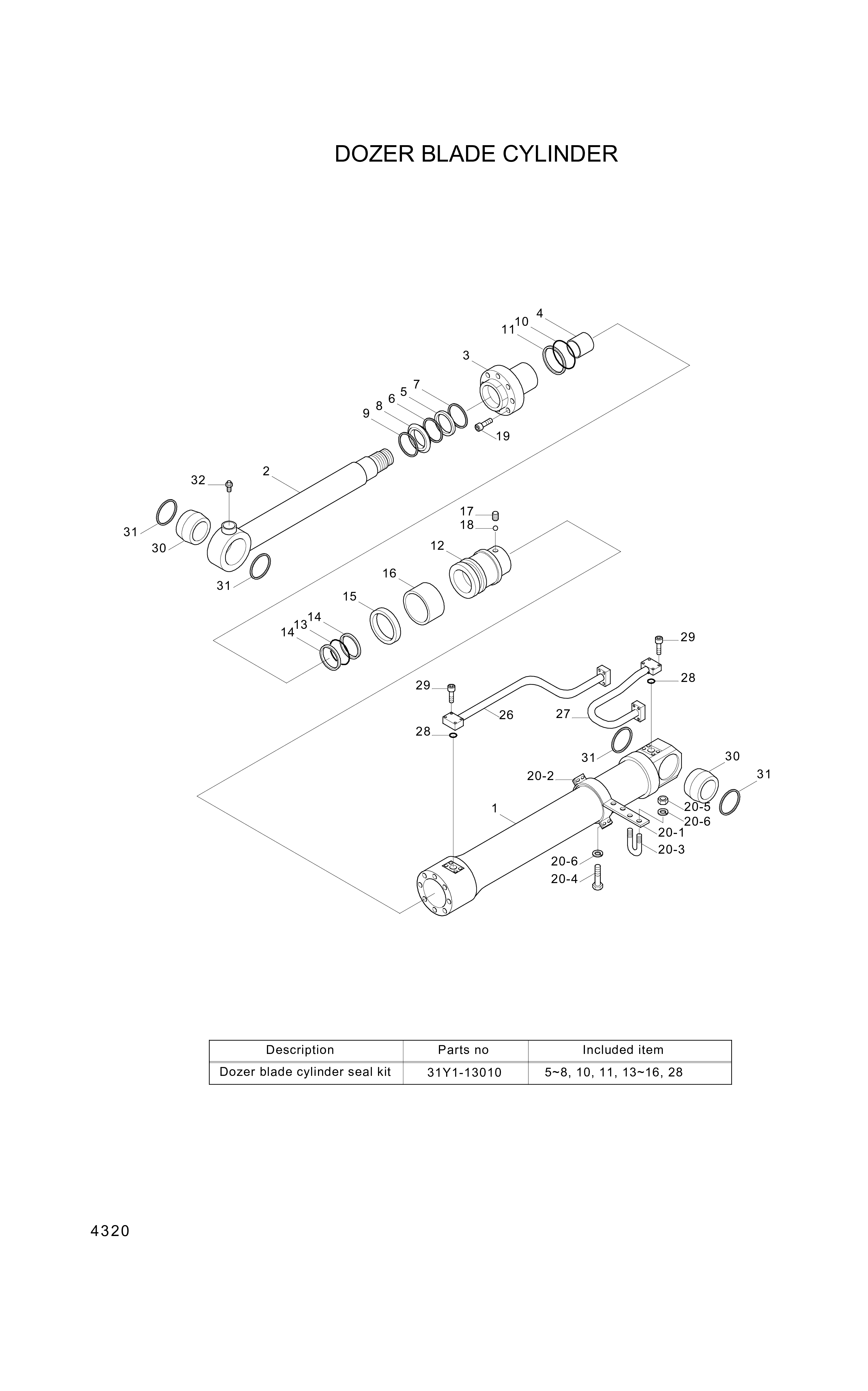 drawing for Hyundai Construction Equipment 333-08 - WIPER-DUST (figure 3)