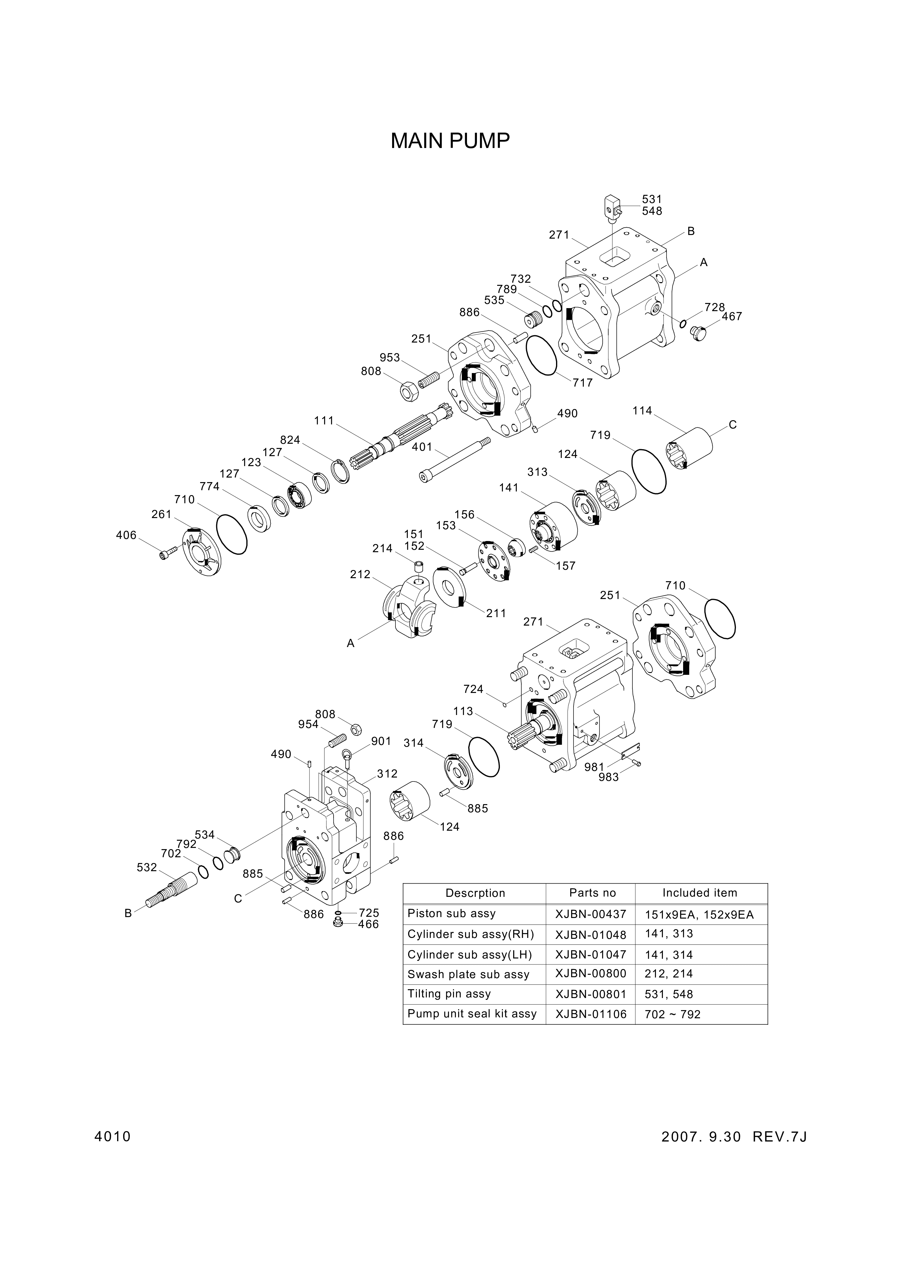 drawing for Hyundai Construction Equipment 1301037-103 - O-Ring (figure 4)