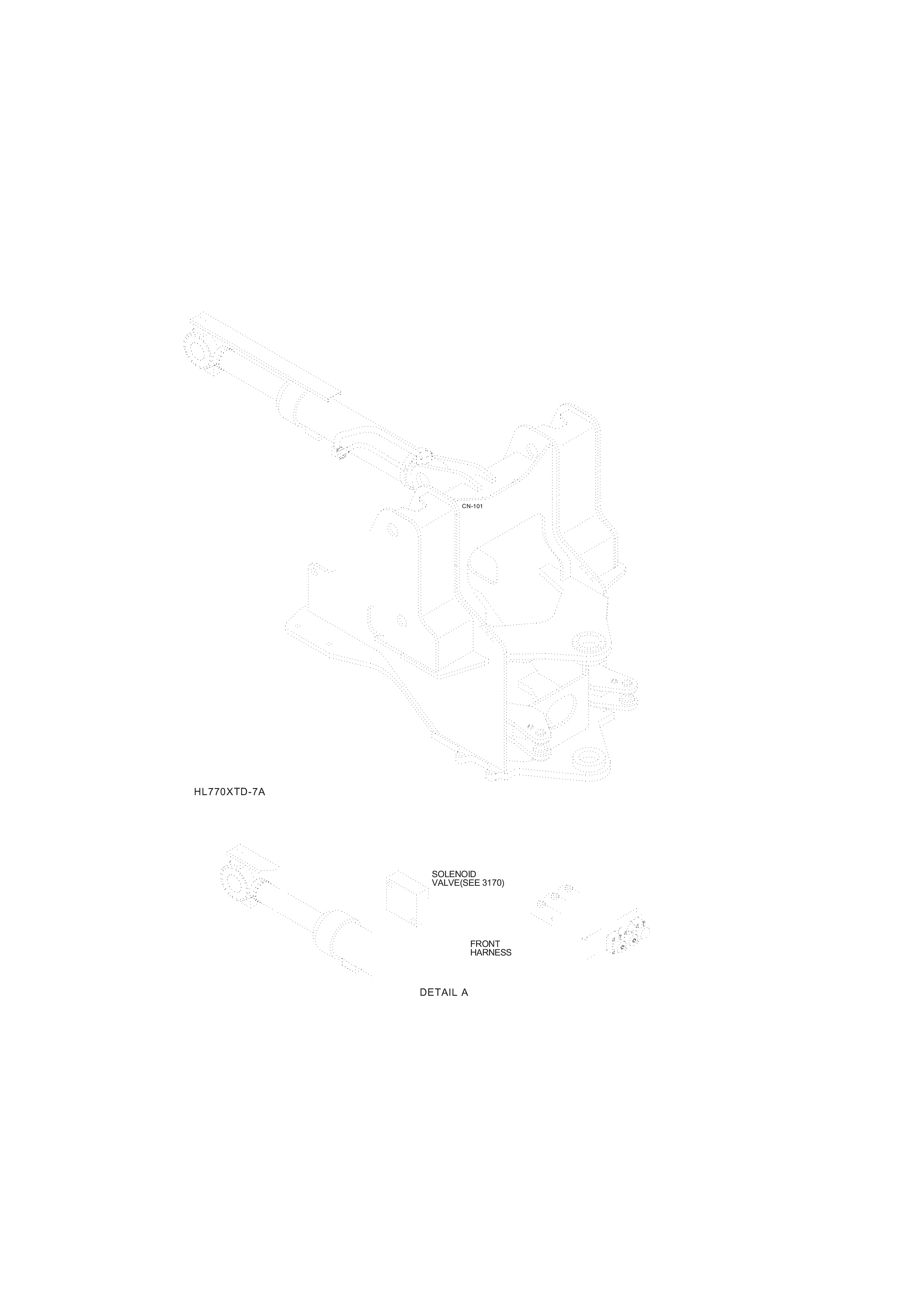 Technical drawing of Hyundai Construction Equipment S275-10000V NUT-SELF with dimensions and layout (figure 4)