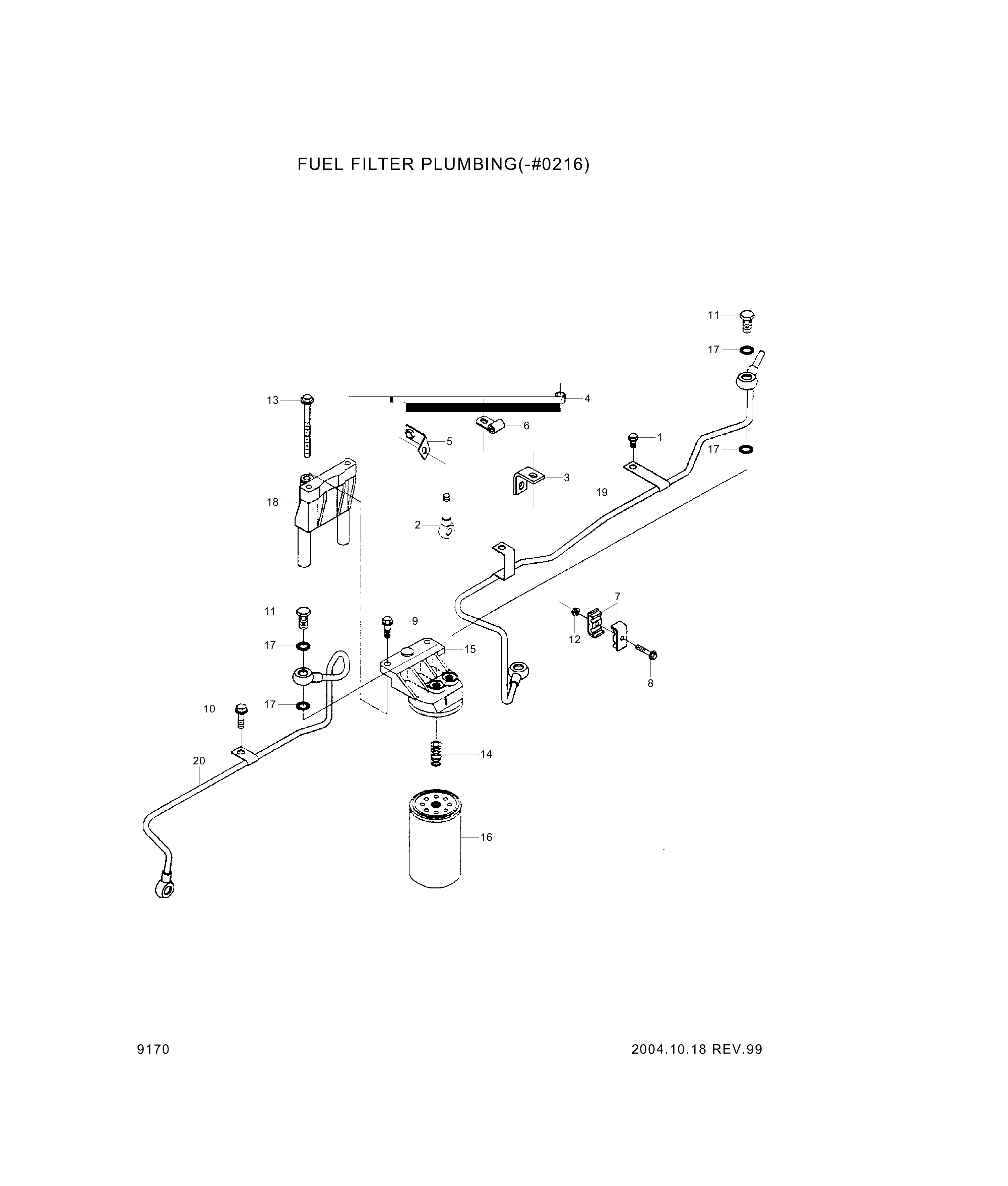 drawing for Hyundai Construction Equipment YUBP-06660 - SPACER-MOUNT (figure 1)