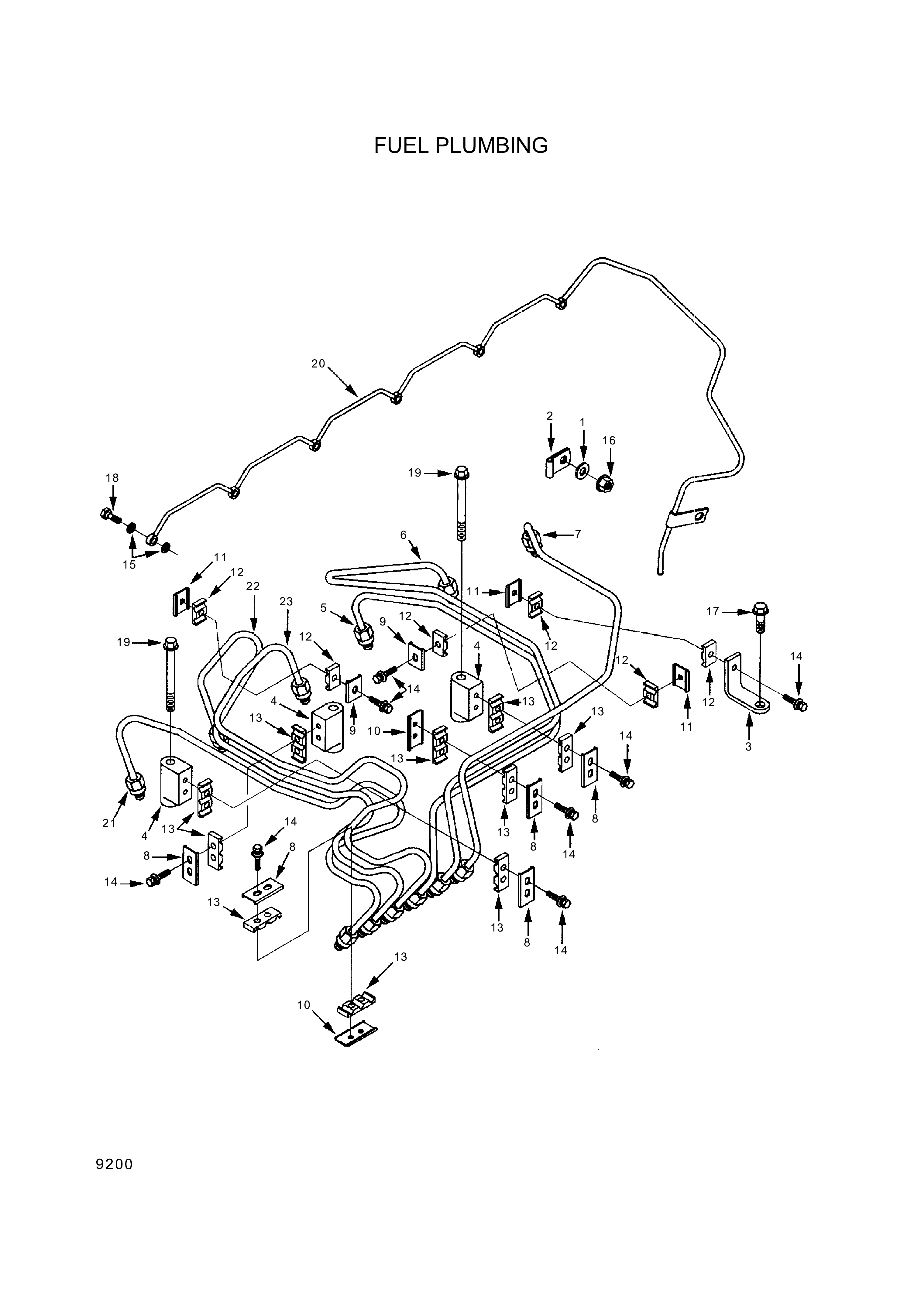 drawing for Hyundai Construction Equipment YUBP-07120 - BRACE-TUBE (figure 2)