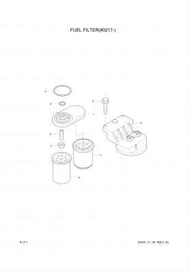 drawing for Hyundai Construction Equipment YUBP-07089 - ADAPTER (figure 2)