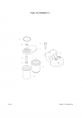 drawing for Hyundai Construction Equipment YUBP-07052 - NUT (figure 2)