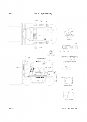 drawing for Hyundai Construction Equipment 95FQ-00120 - DECAL-FOLEX (figure 2)