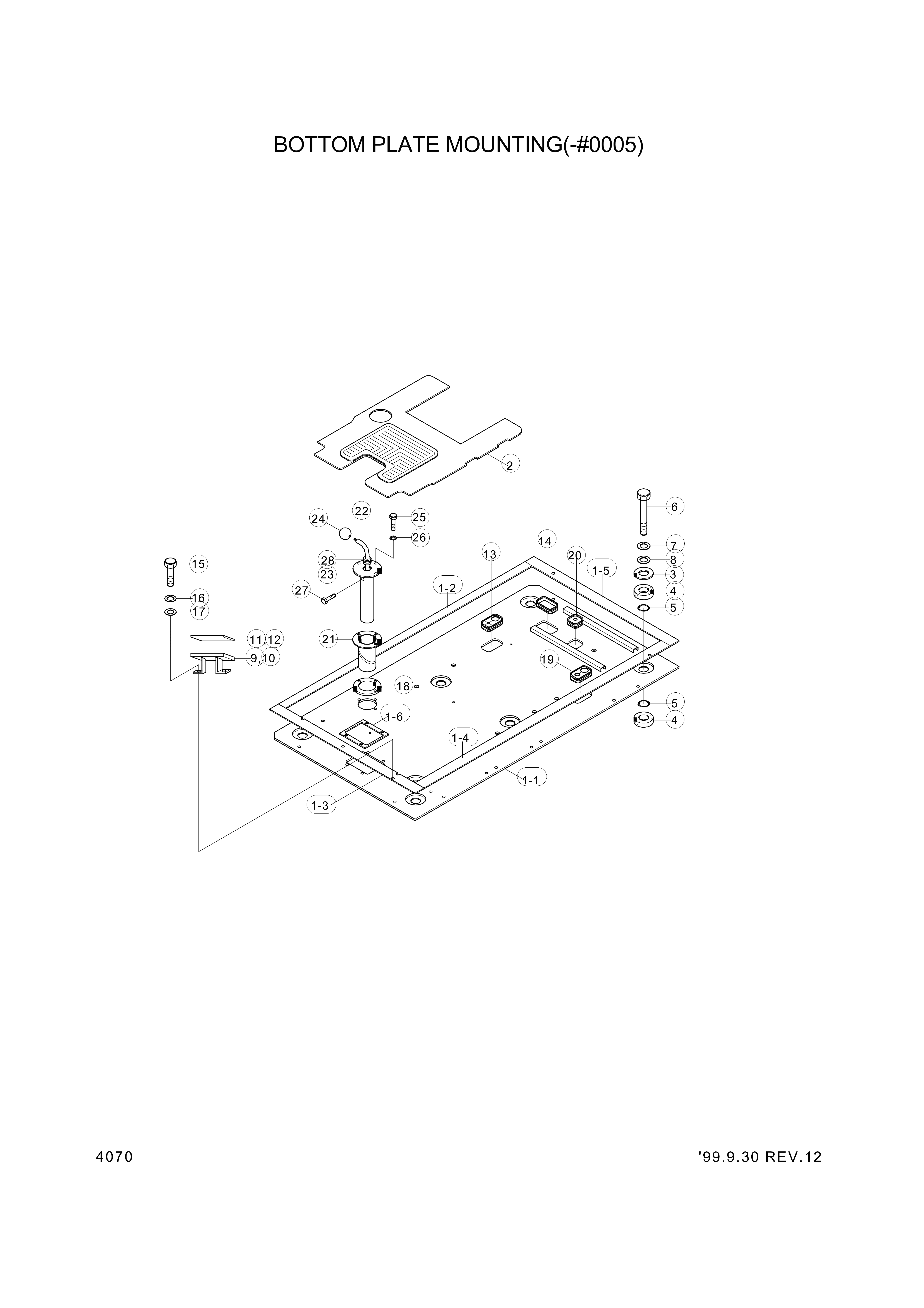 drawing for Hyundai Construction Equipment Y171-018004 - O-RING (figure 5)