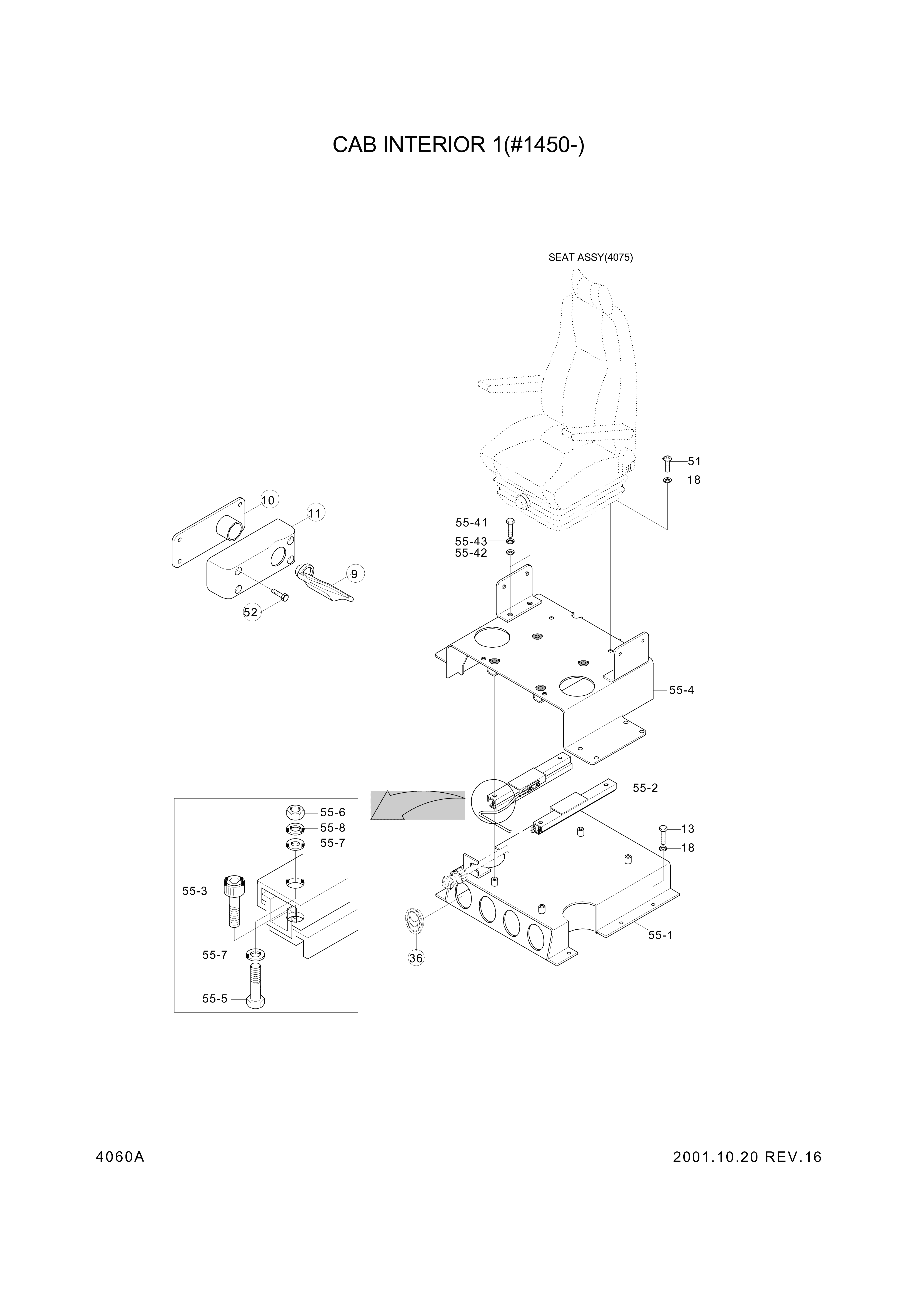 drawing for Hyundai Construction Equipment S161-080256 - BOLT-ROUND (figure 3)