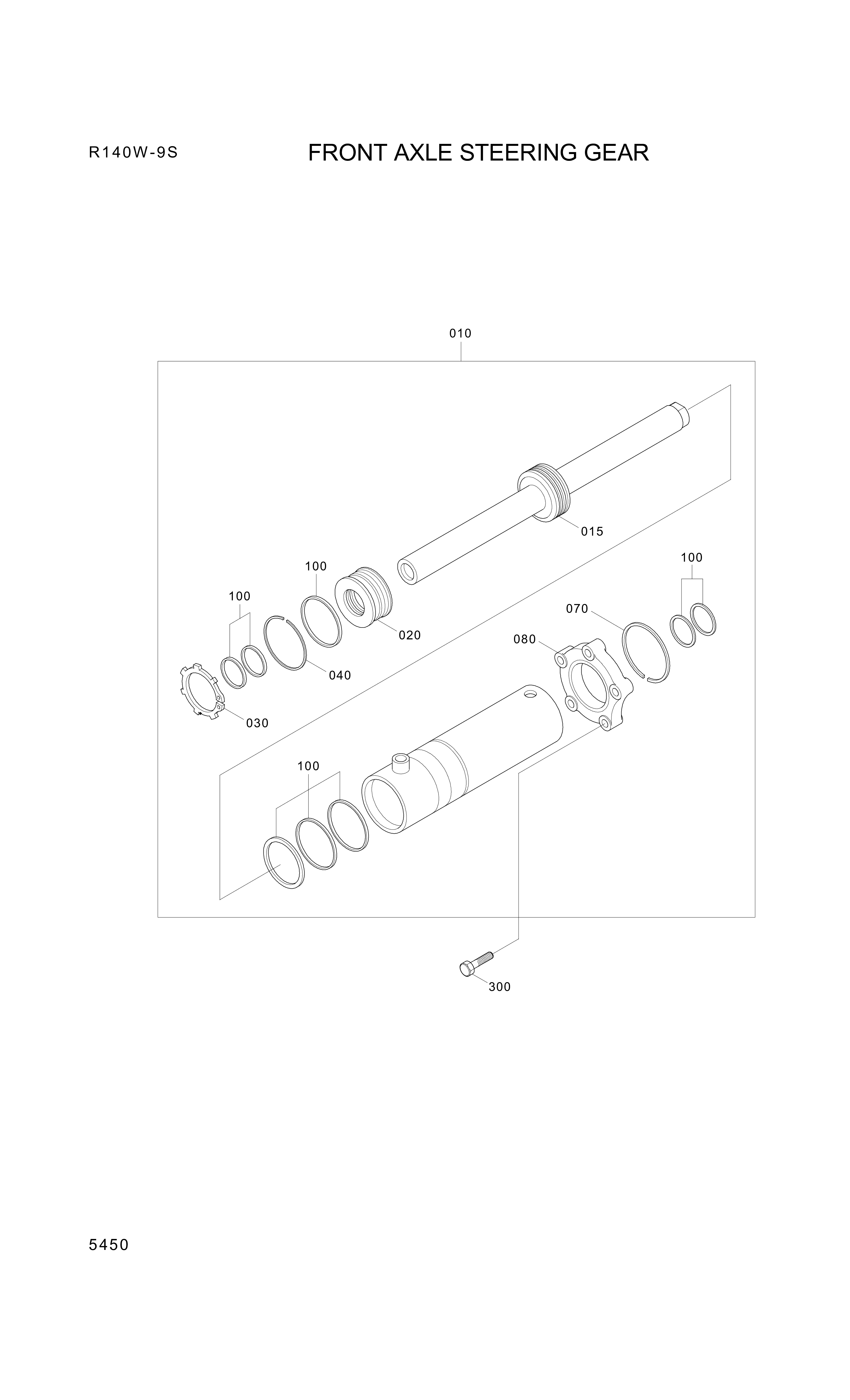 drawing for Hyundai Construction Equipment ZGAQ-01603 - SCREW-HEX (figure 1)