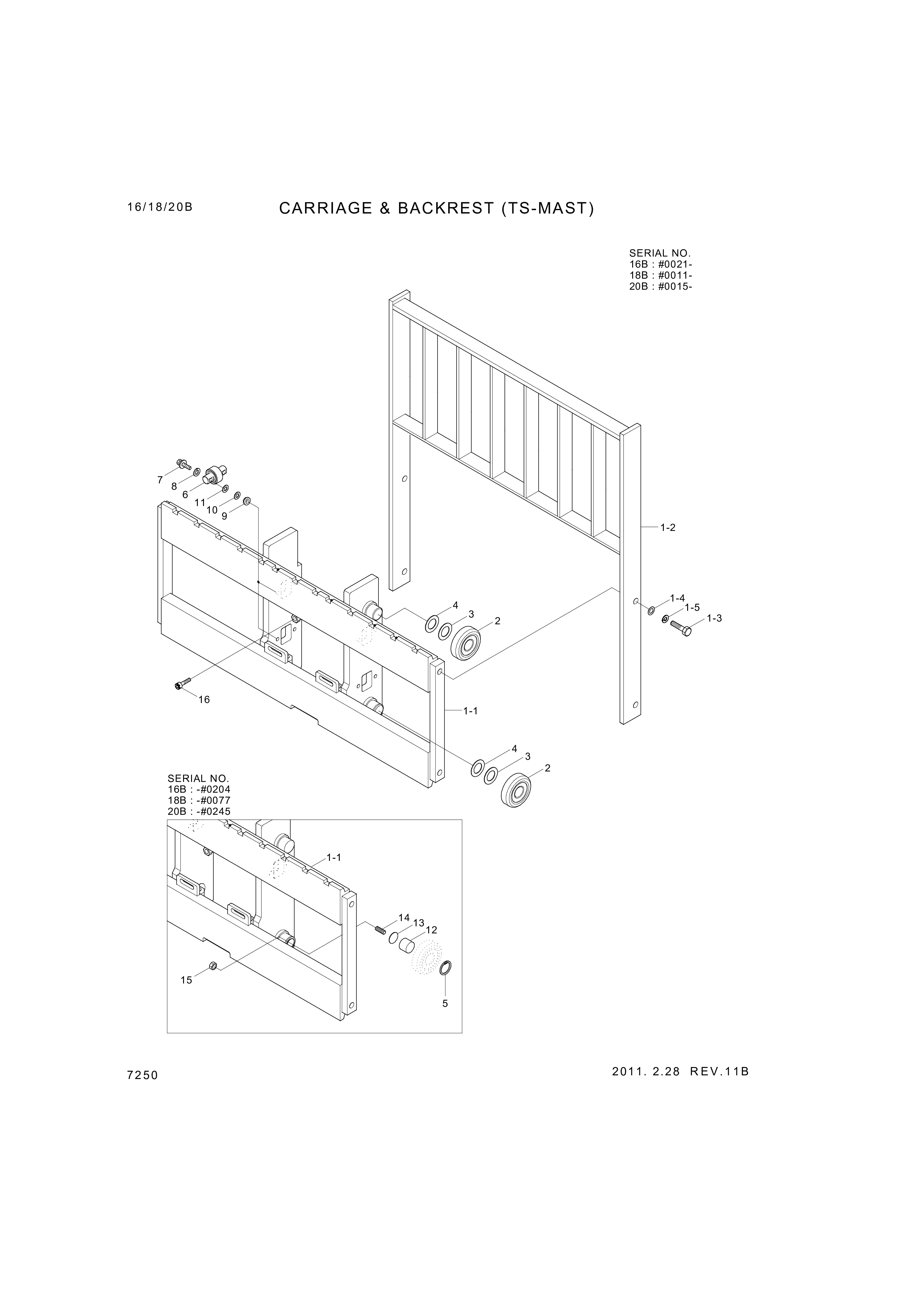 drawing for Hyundai Construction Equipment S017-100556 - BOLT-HEX (figure 2)