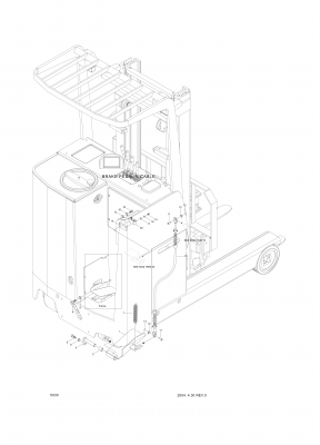 Technical drawing of Hyundai Construction Equipment S403-041006 WASHER-PLAIN with dimensions and layout