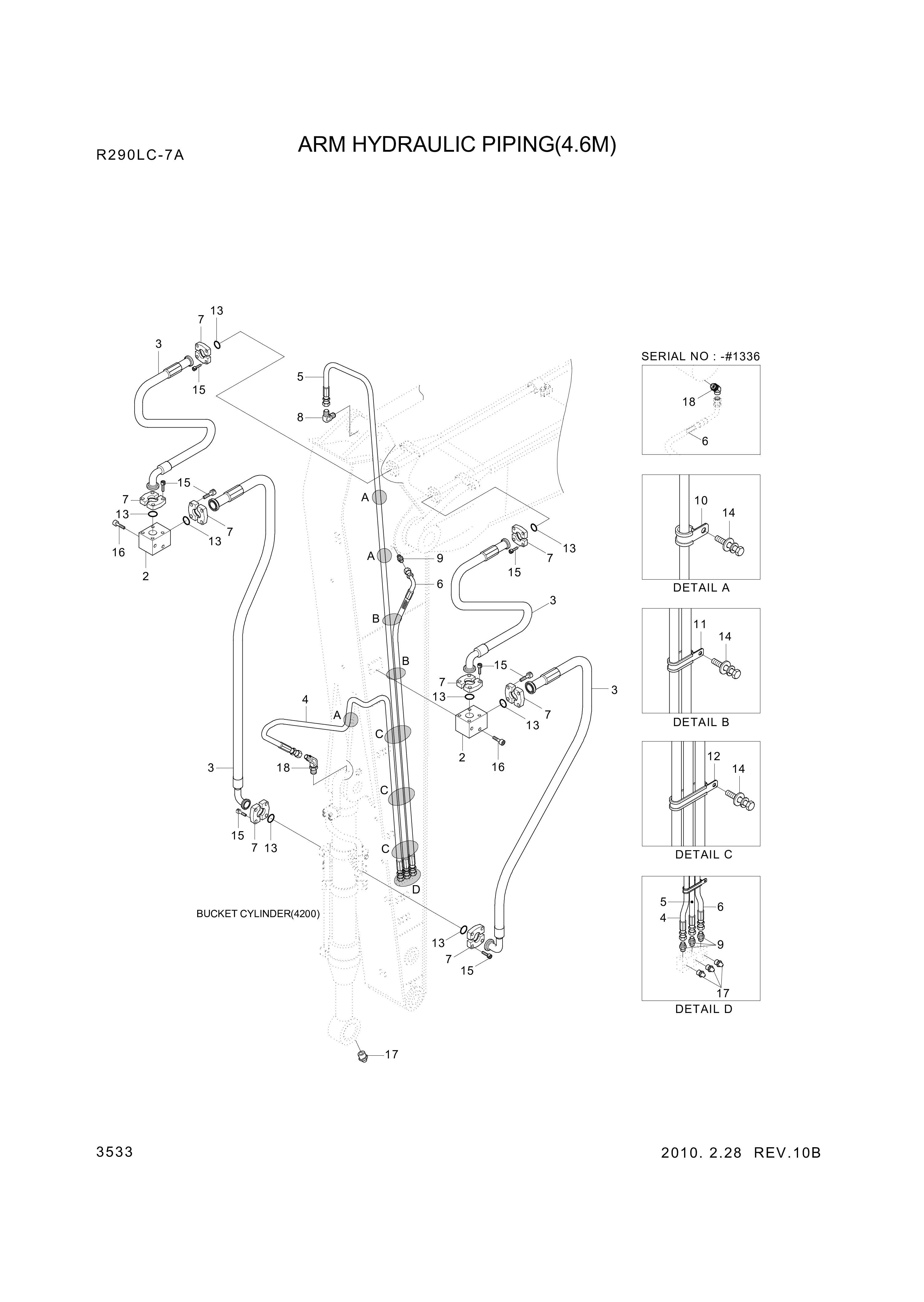 drawing for Hyundai Construction Equipment 61L3-0162 - ELBOW-45 (figure 3)