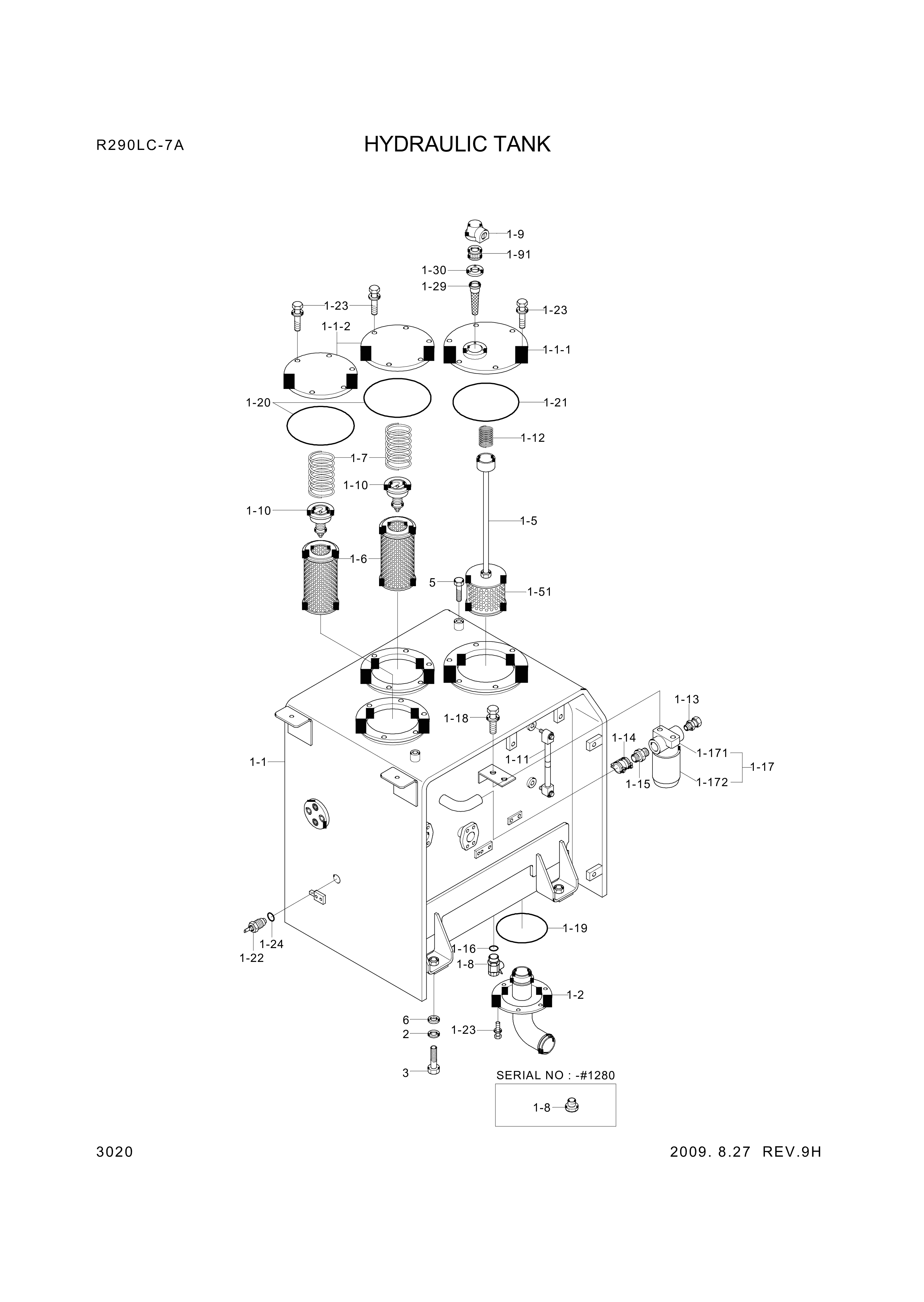 drawing for Hyundai Construction Equipment F14600290 - FILTER-SPIN (figure 2)